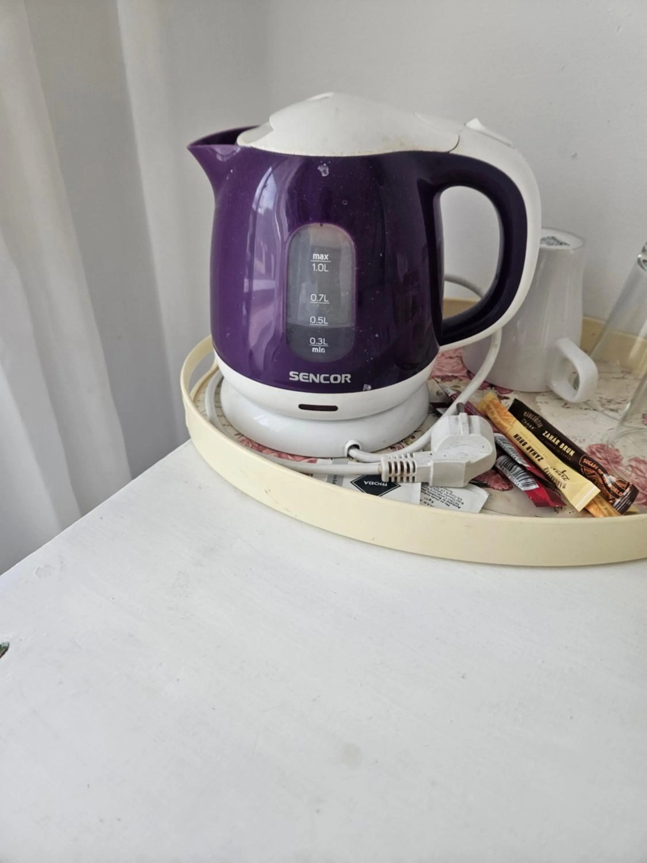 Coffee/tea facilities in Pensiunea Geostar