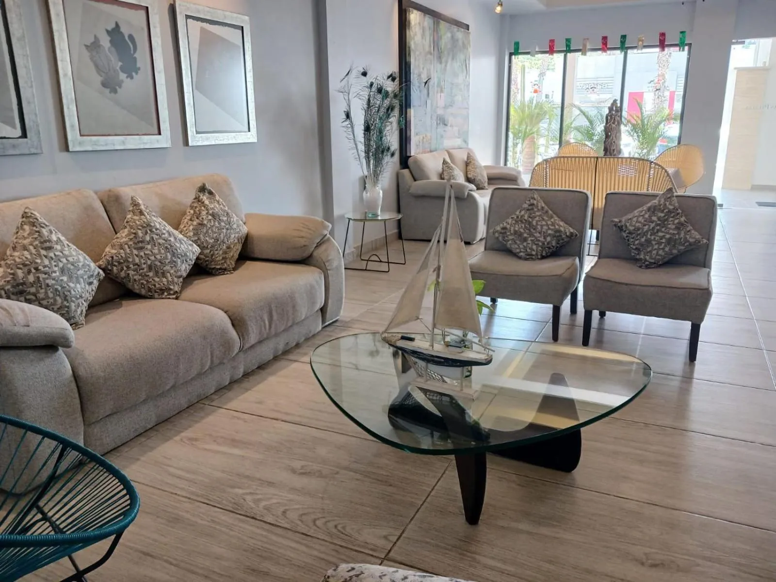 Living room in Suites Las Palmas