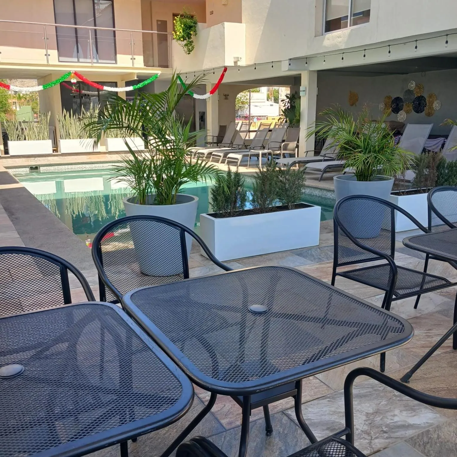 Seating area in Suites Las Palmas