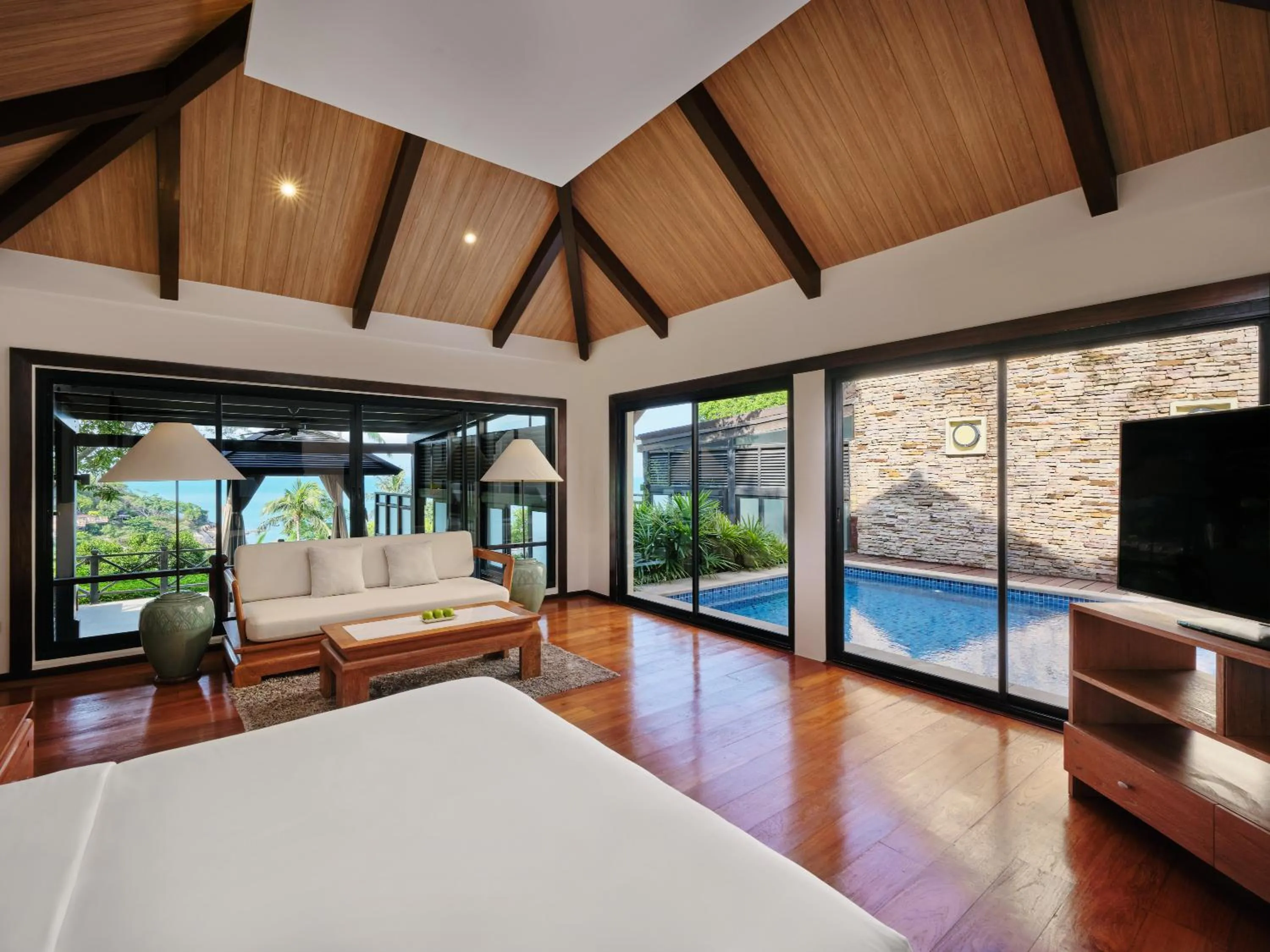 Seating area in Garrya Tongsai Bay Samui