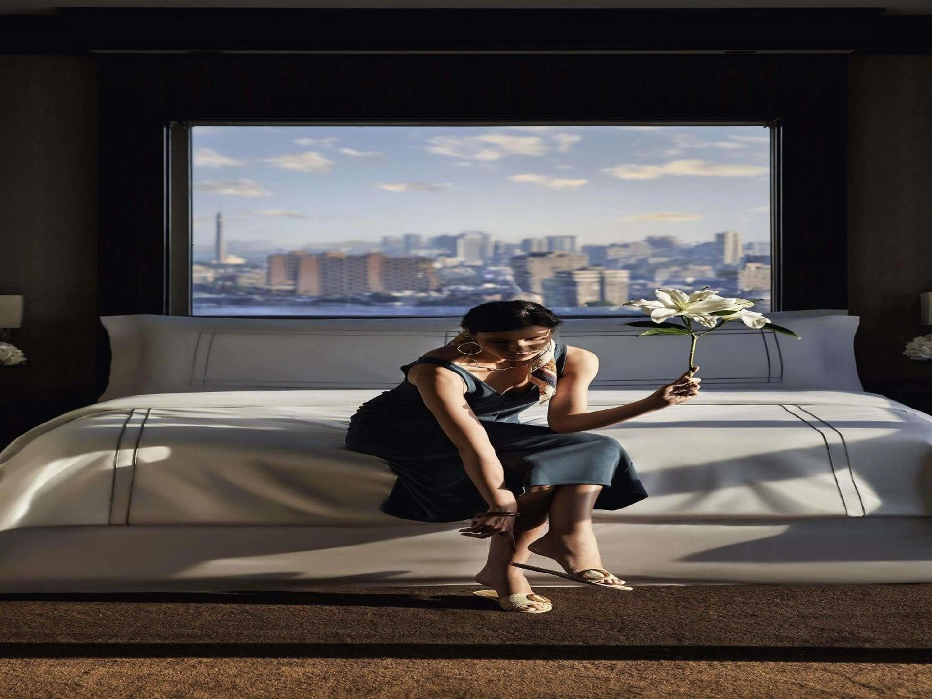 Bedroom, Bed in Fairmont Nile City