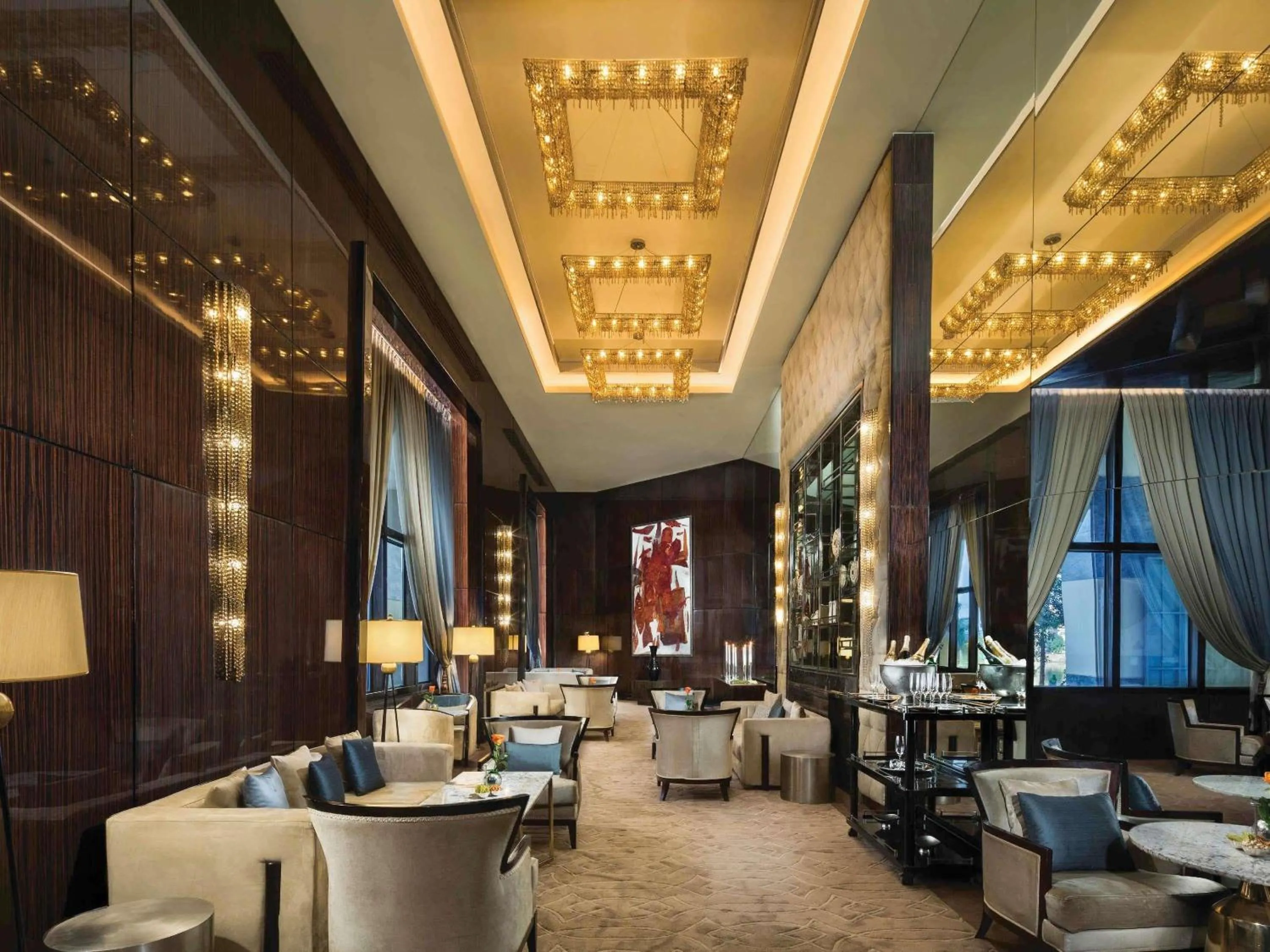 Lounge or bar in Fairmont Nile City