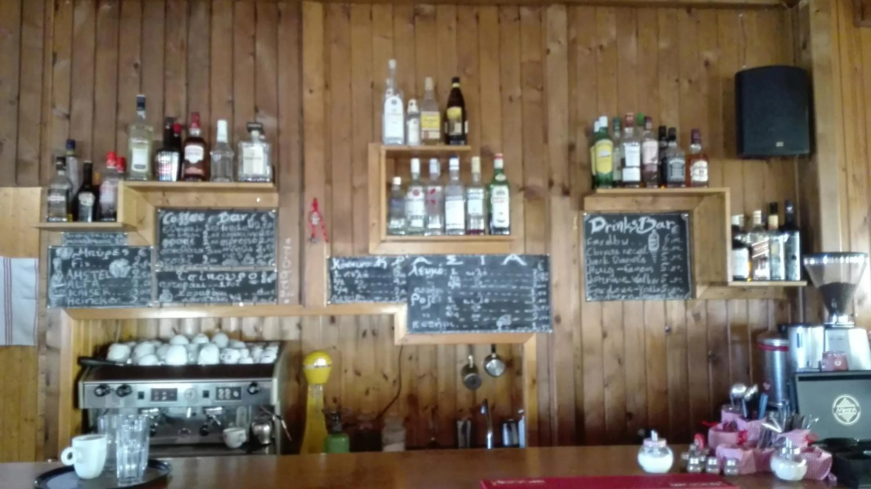 Alcoholic drinks in Livadaki Village