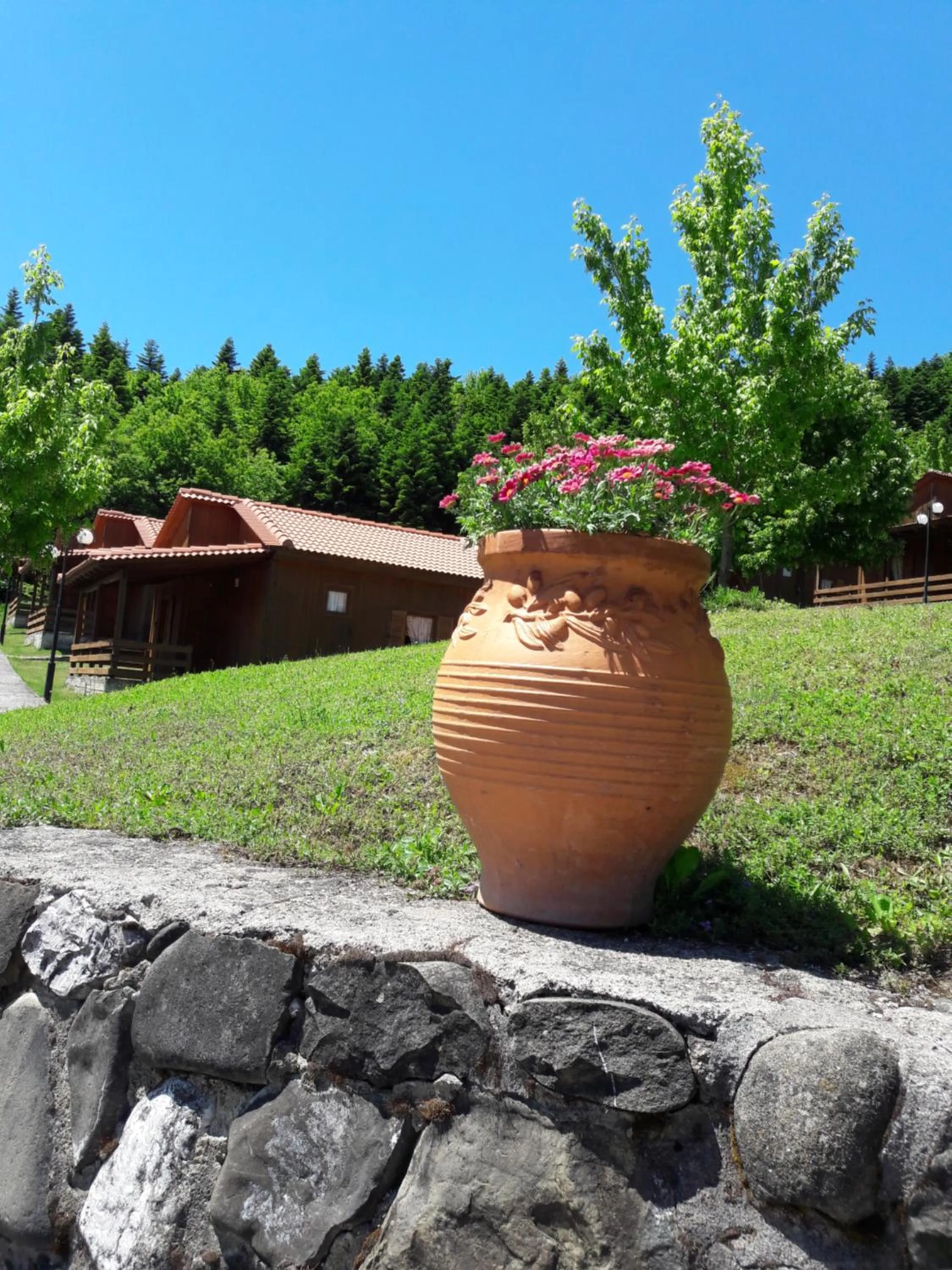 Decorative detail in Livadaki Village