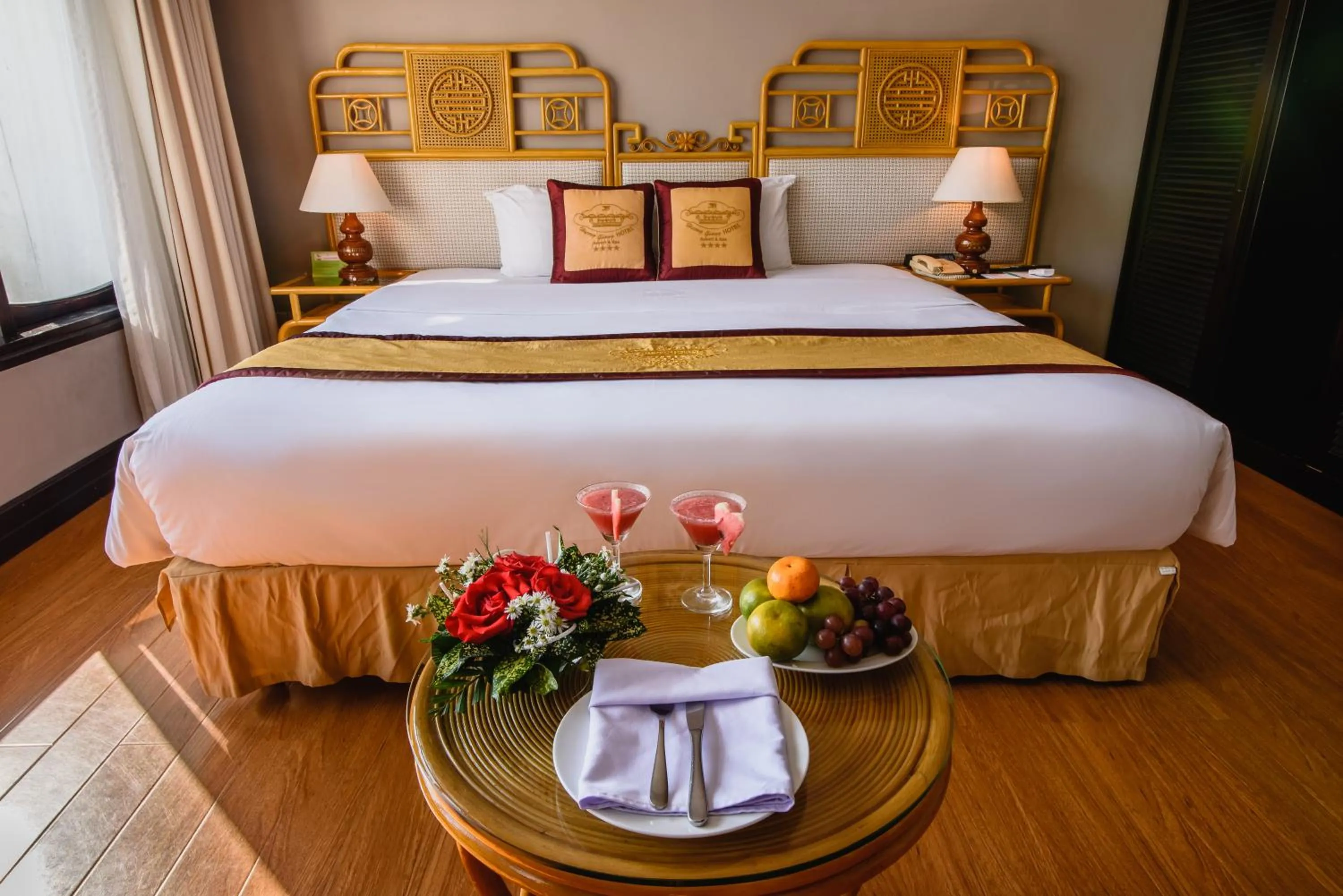 River view, Bed in Huong Giang Hotel Resort & Spa