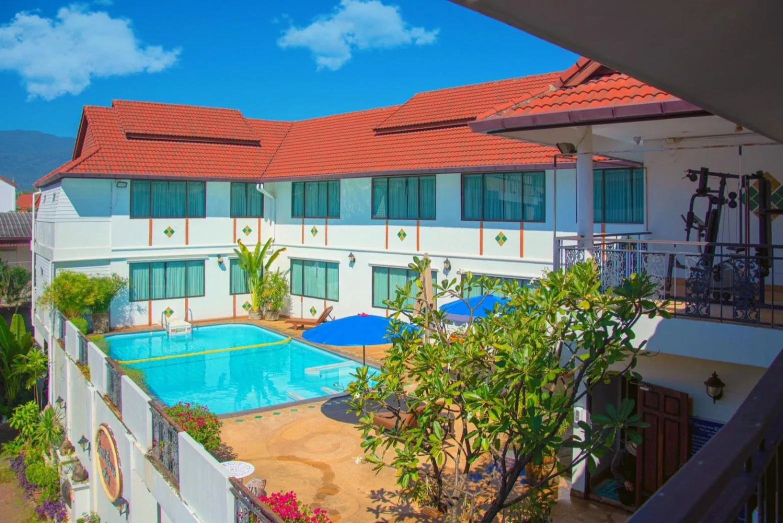 Swimming pool in Eurana Boutique Hotel