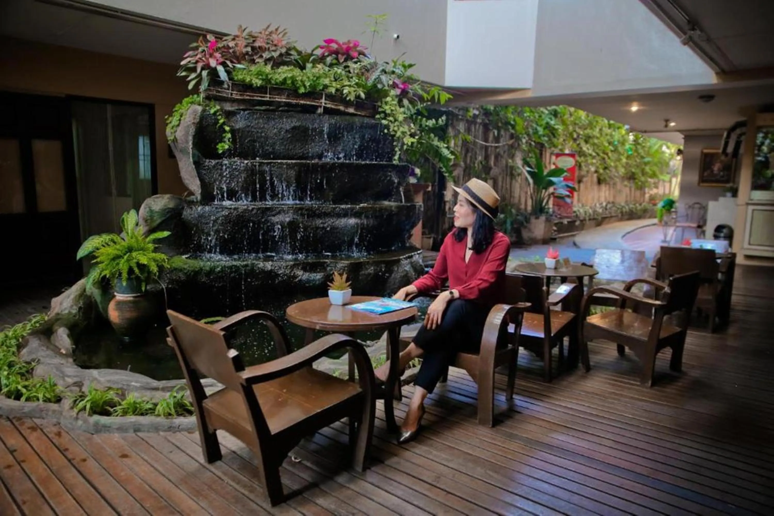 Seating area in Eurana Boutique Hotel