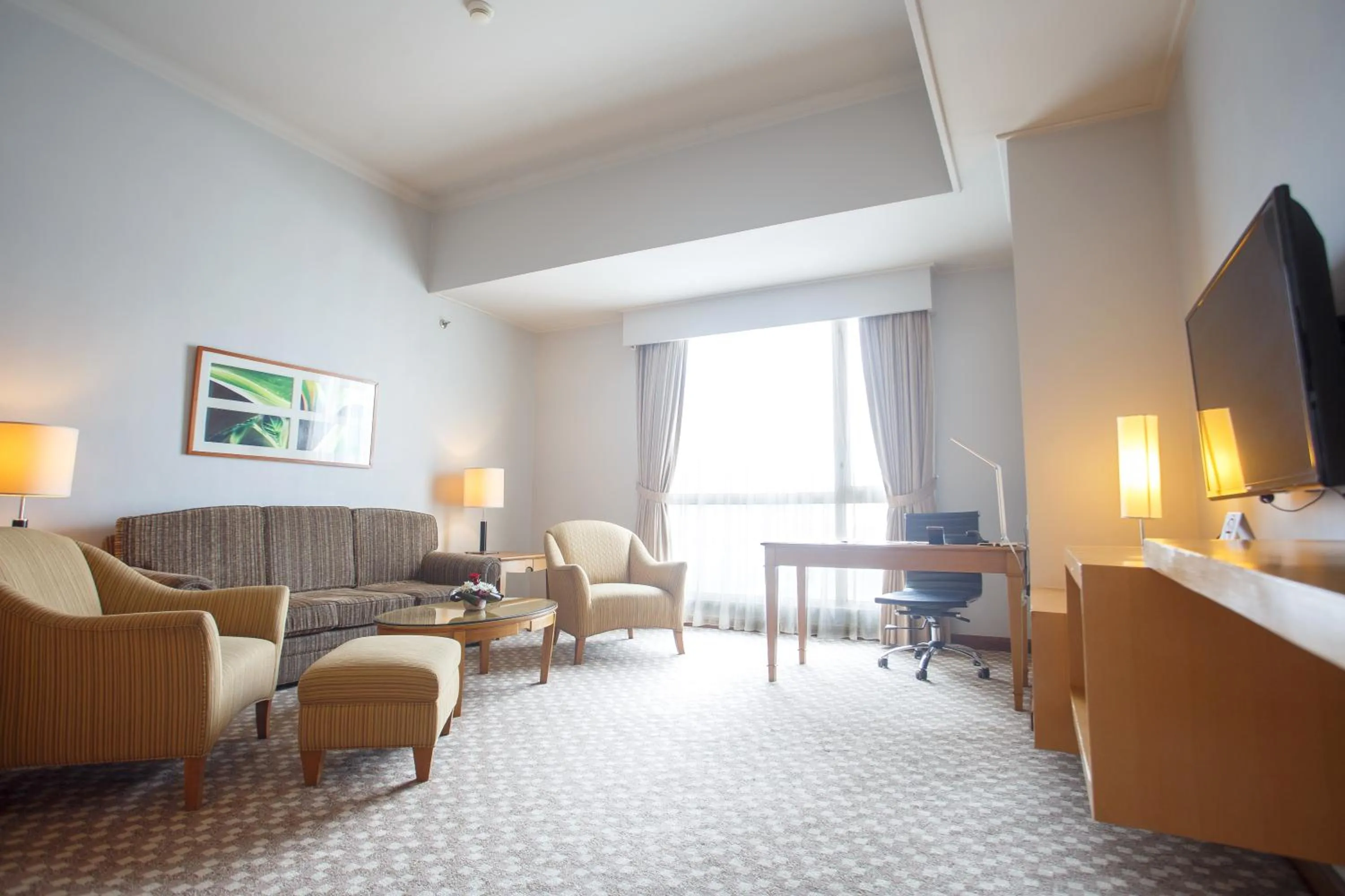 Living room in The Linden Suites