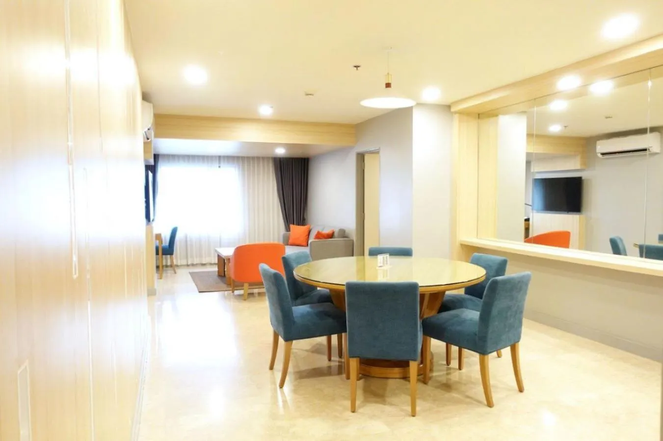 Living room in The Linden Suites