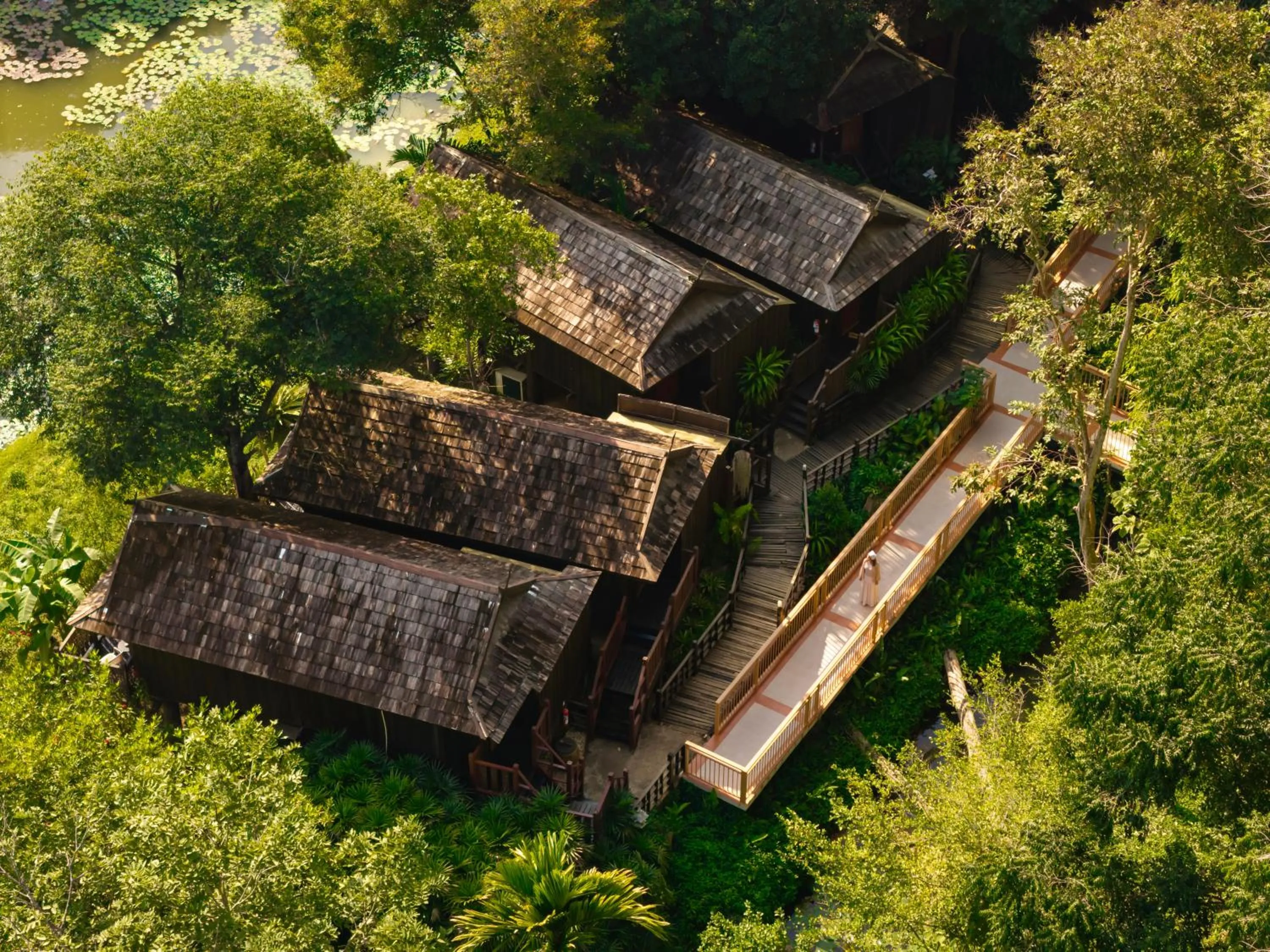 Lake view in Lampang River Lodge