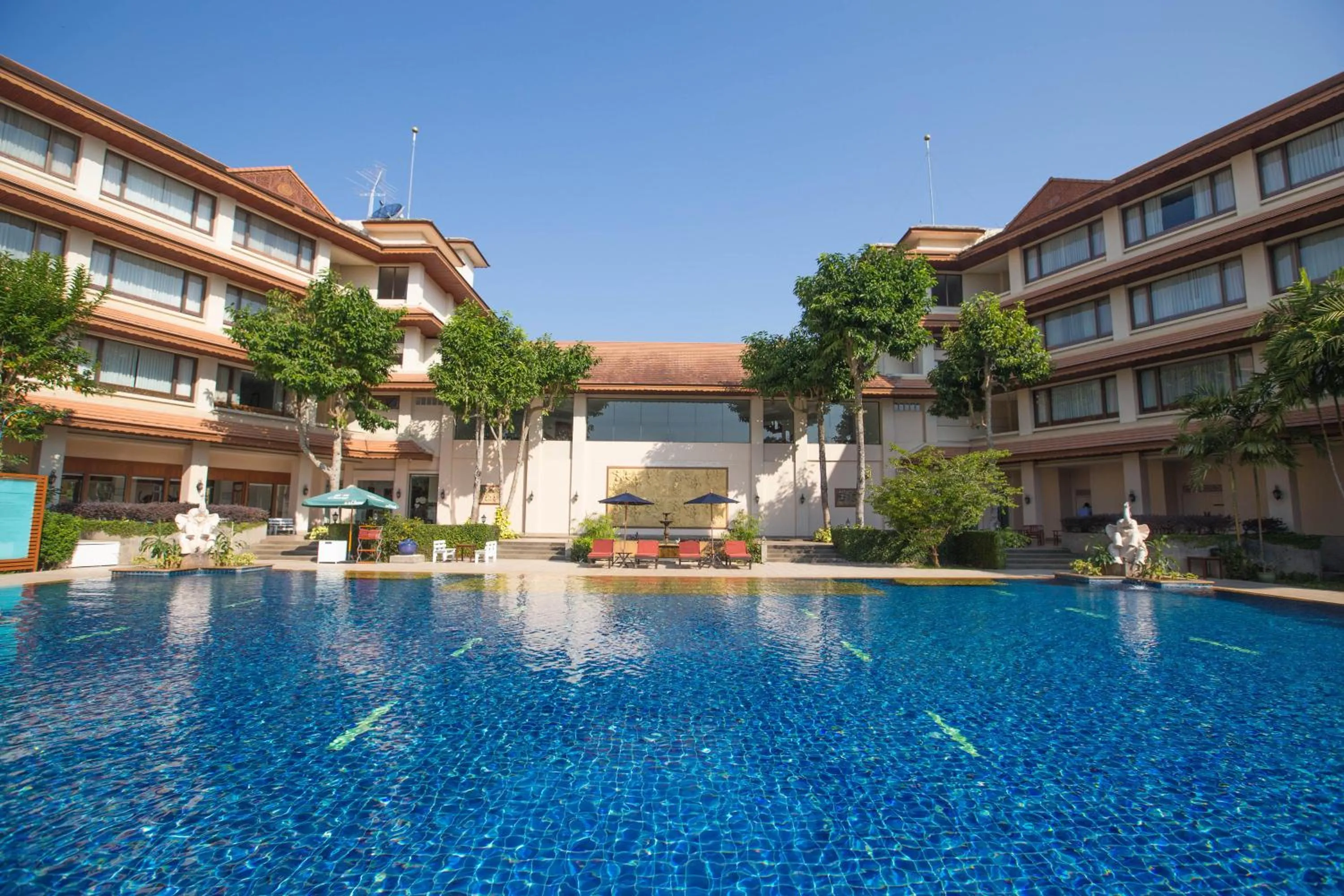 Property building in The Imperial River House Resort, Chiang Rai