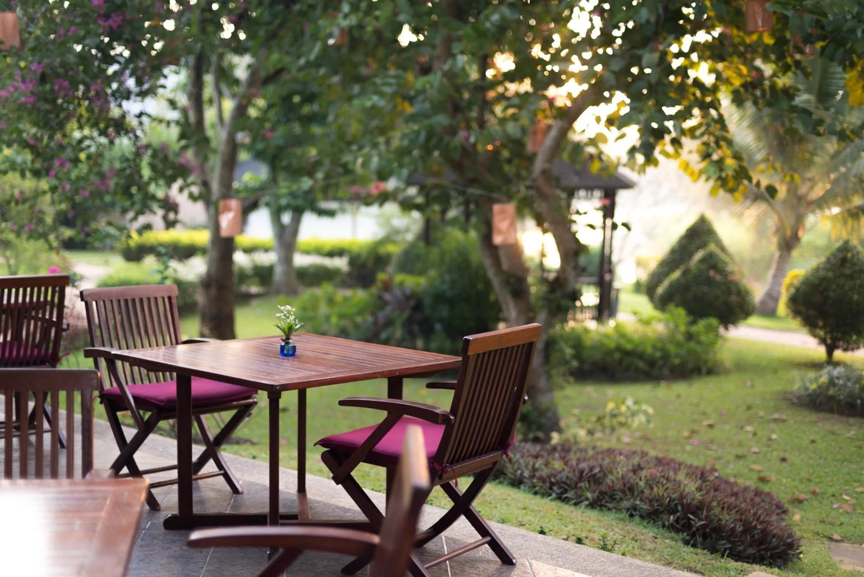 Patio in The Imperial River House Resort, Chiang Rai