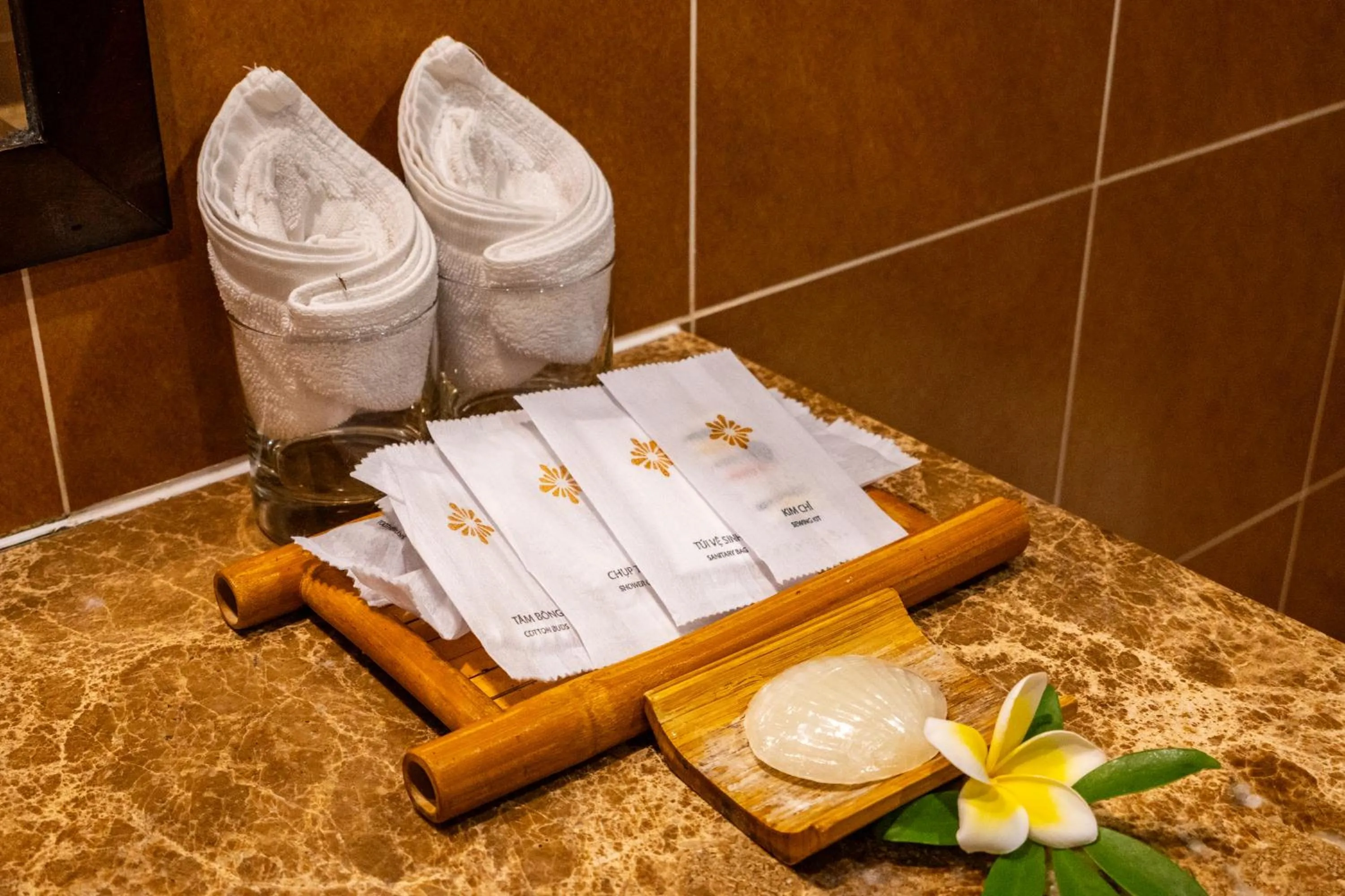 Bathroom in Pandanus Resort