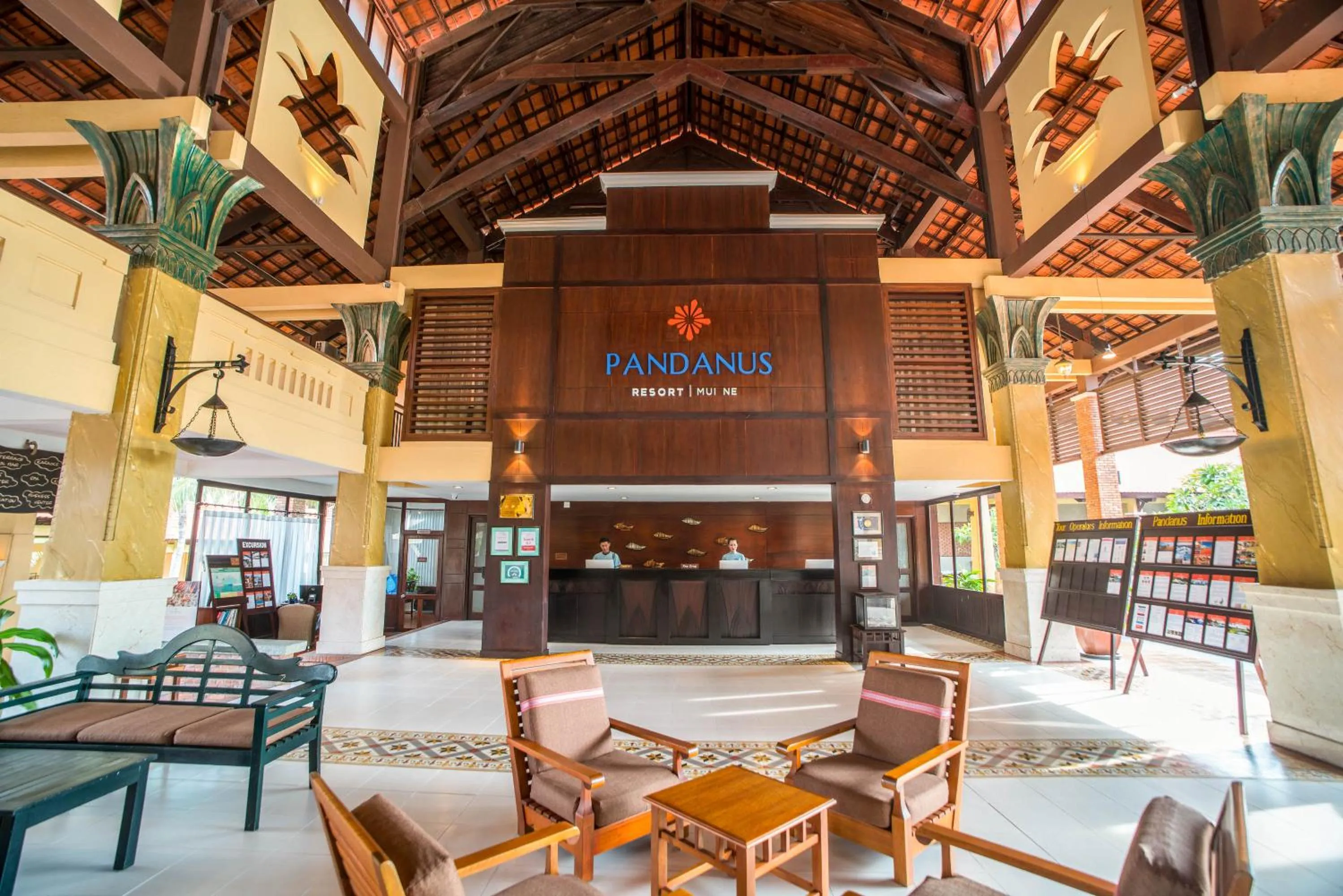 Lobby or reception in Pandanus Resort