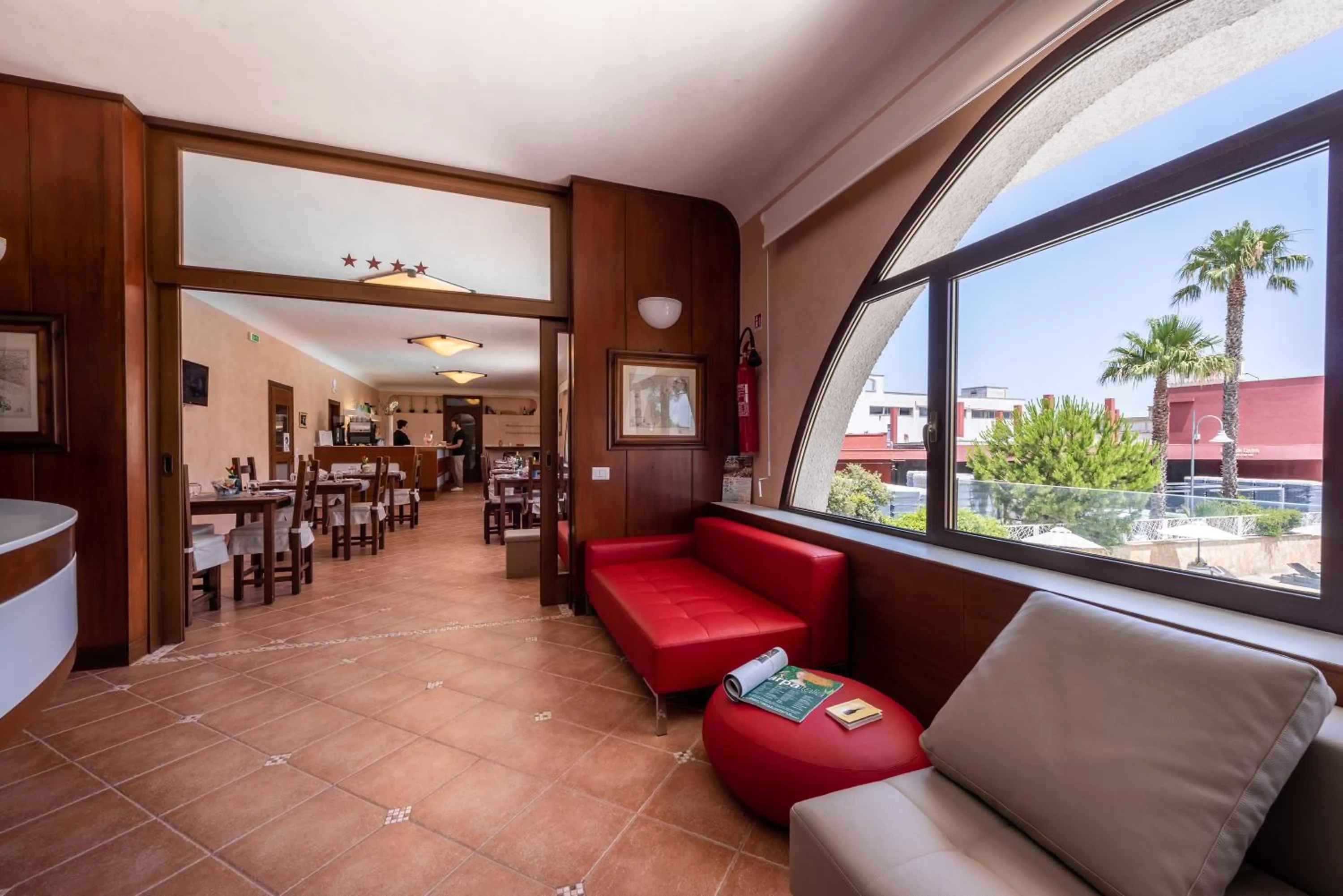 Lobby or reception in Leone de Castris Wine Hotel