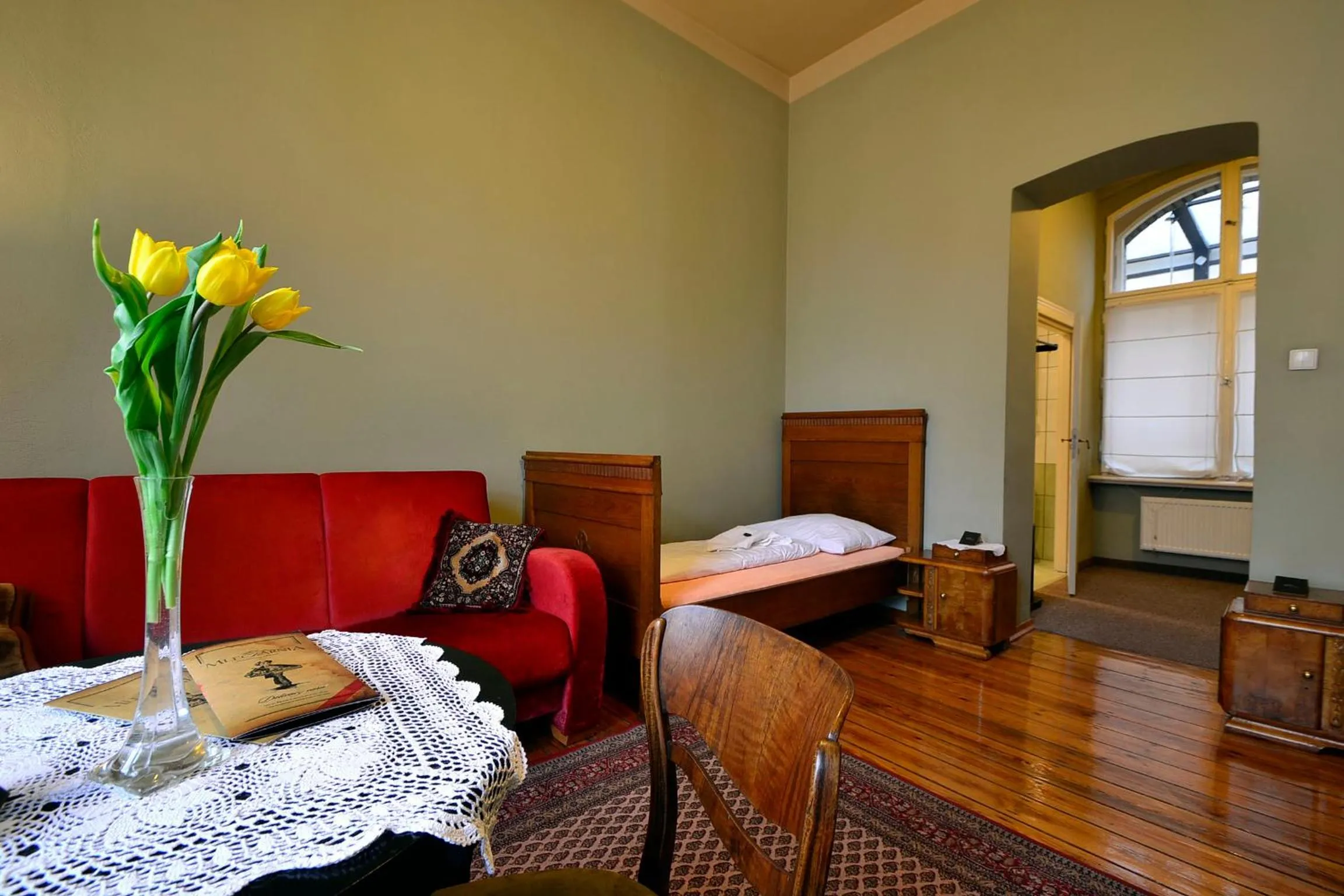 Decorative detail in Hostel, Pokoje gościnne Mleczarnia - Ozonowane