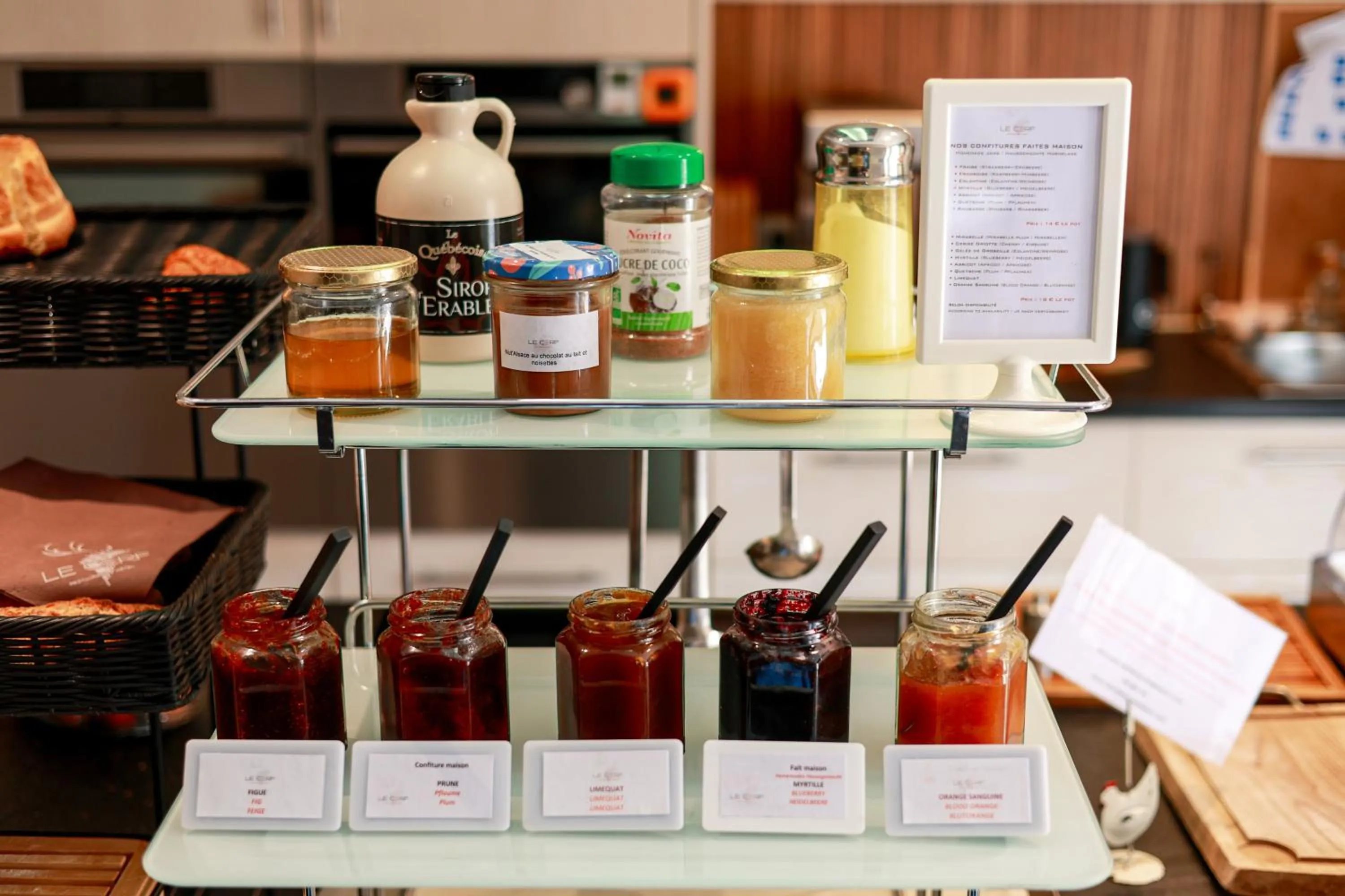 Breakfast in Hotel - Restaurant Le Cerf & Spa