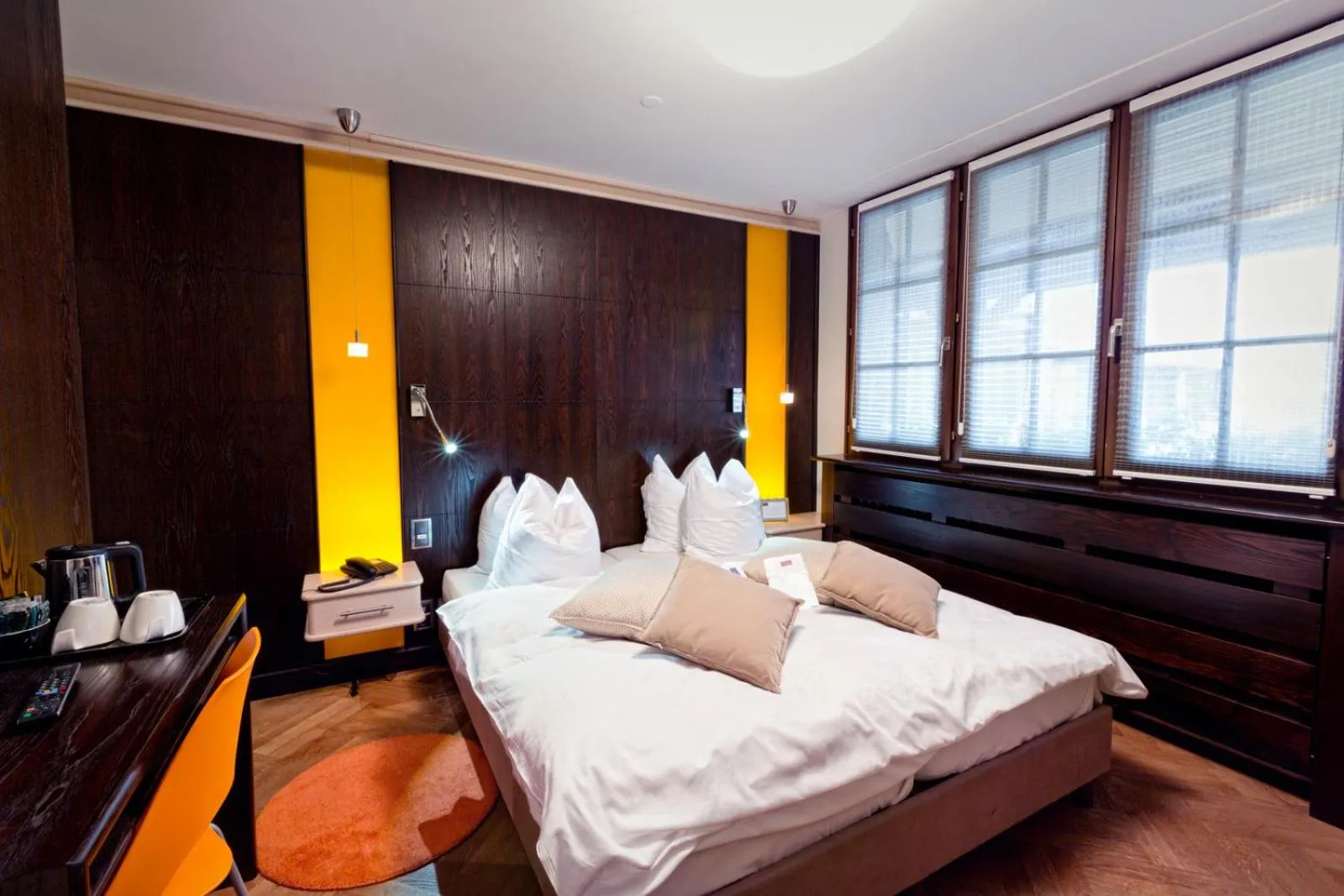 Bedroom, Bed in Hotel - Restaurant Le Cerf & Spa