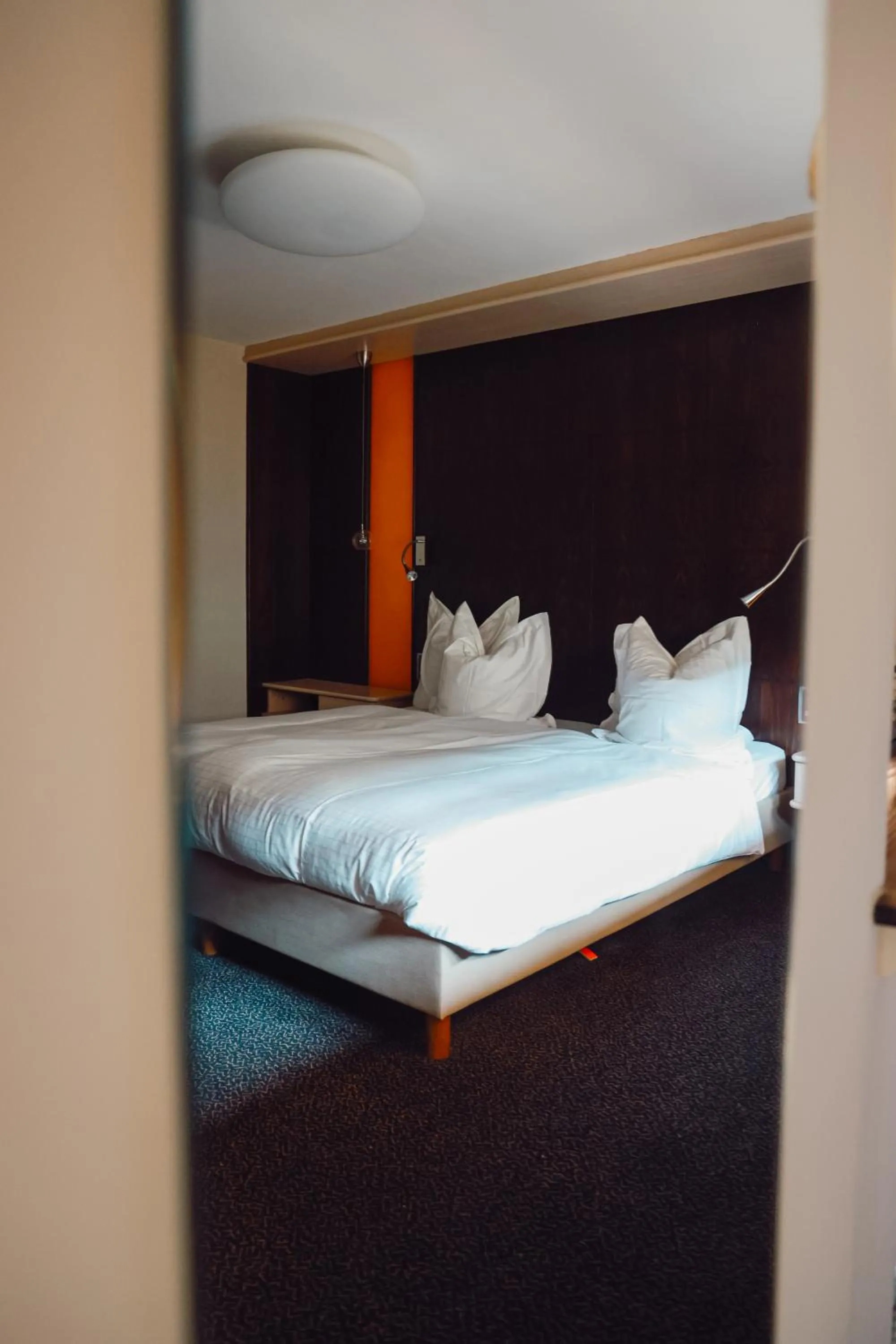 Bedroom, Bed in Hotel - Restaurant Le Cerf & Spa