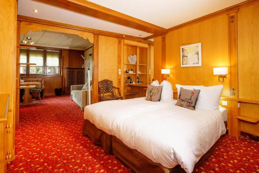 Photo of the whole room, Bed in Hotel - Restaurant Le Cerf & Spa