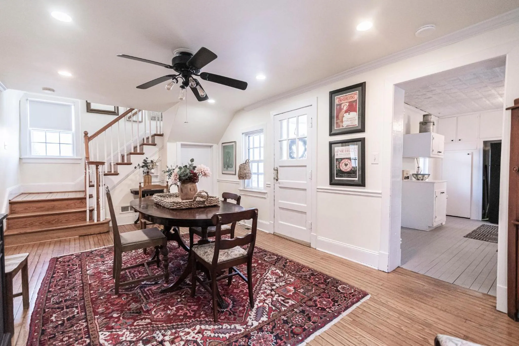 Seating area in Riley House