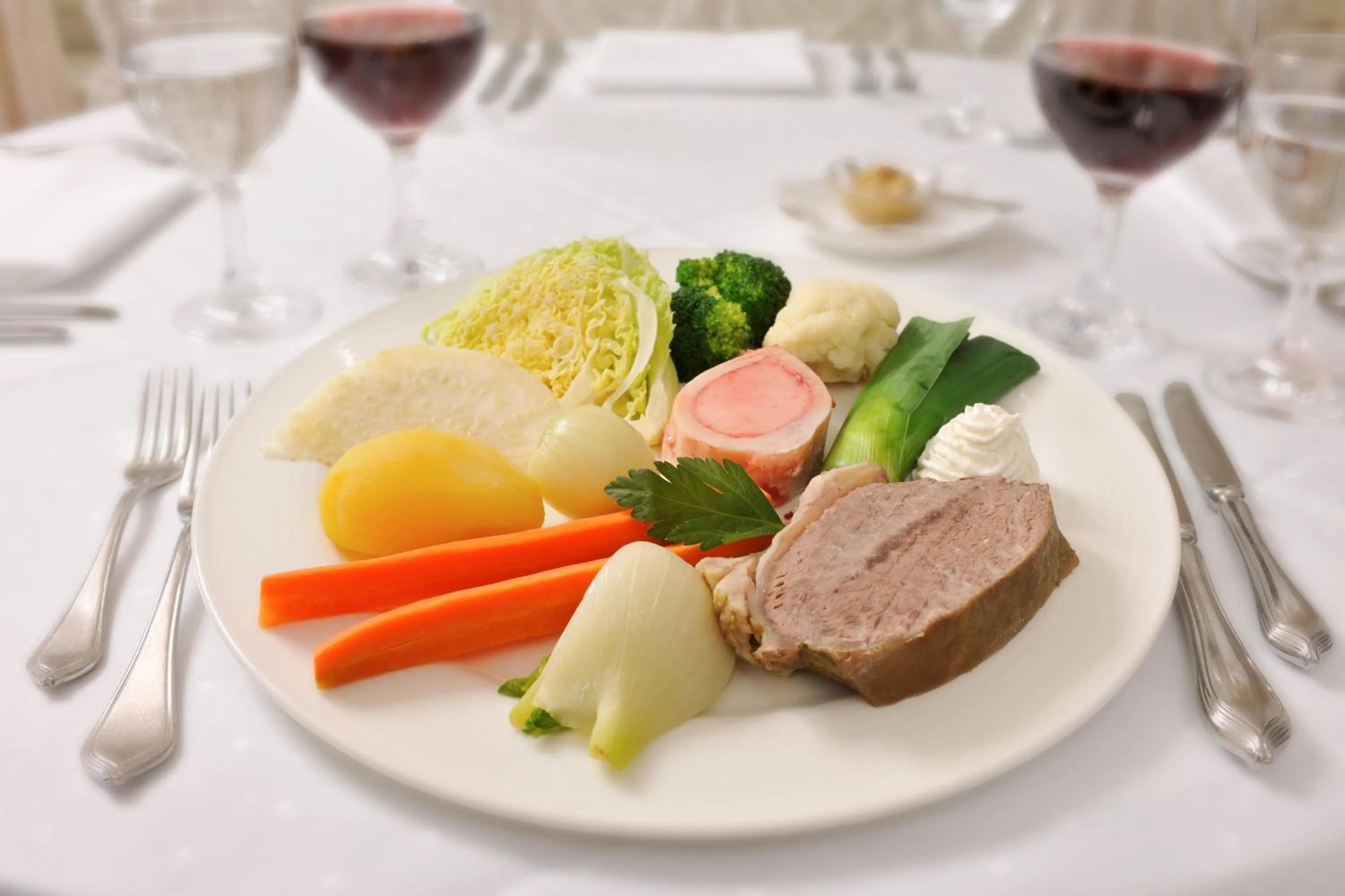 Food close-up in Hotel Mozart