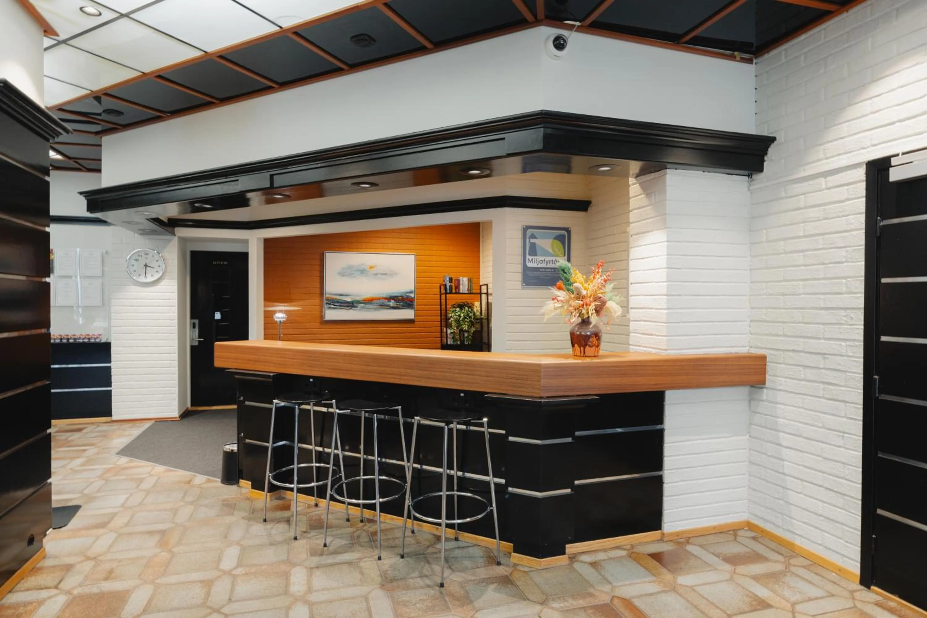 Lobby or reception in Hotel Sverre