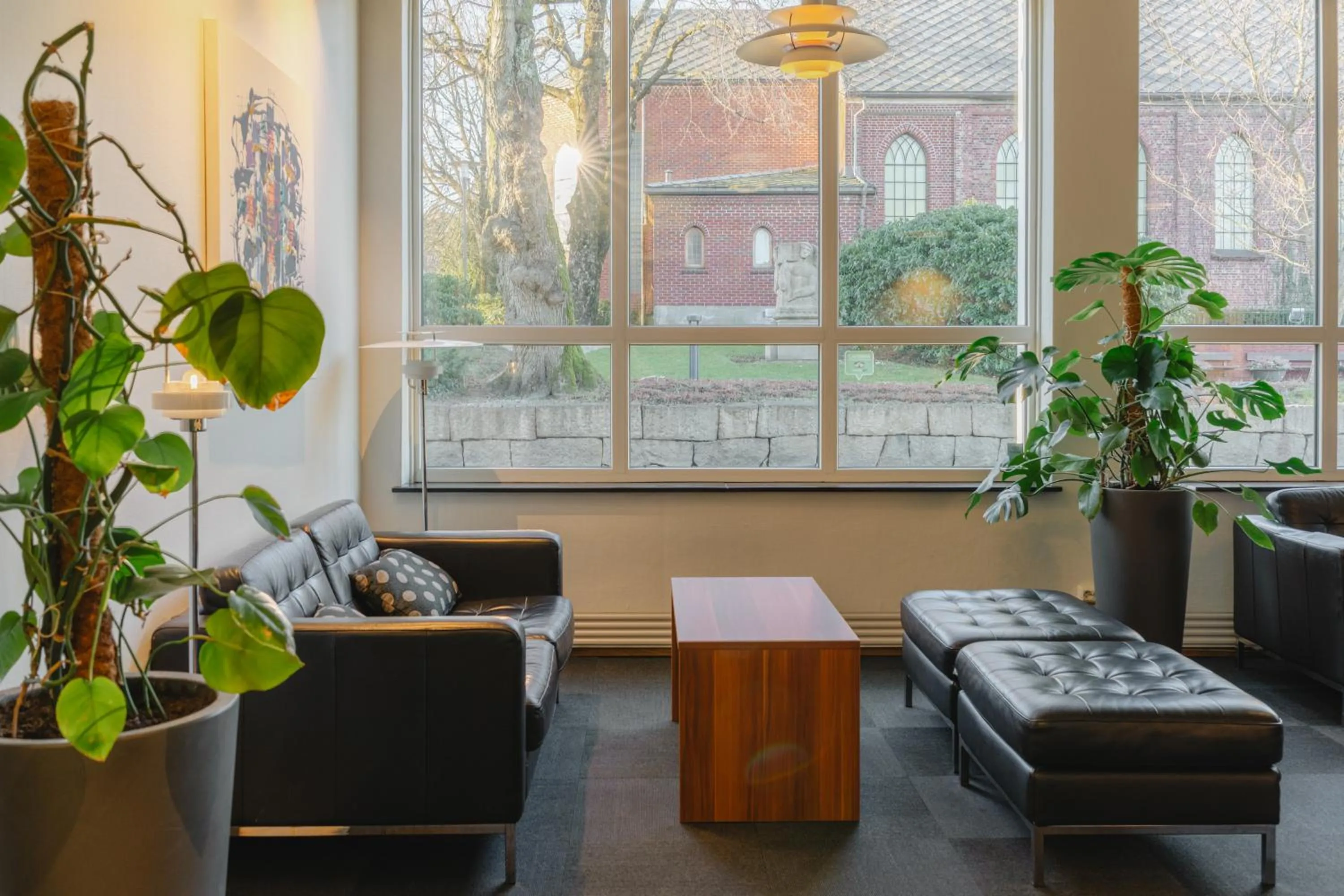 Lobby or reception in Hotel Sverre