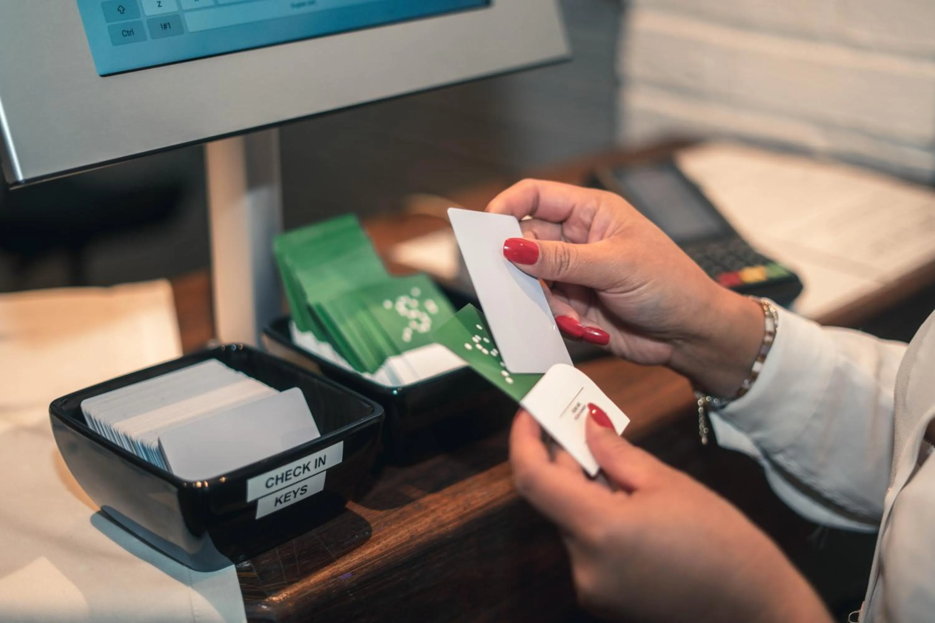 Lobby or reception in Hotel Sverre