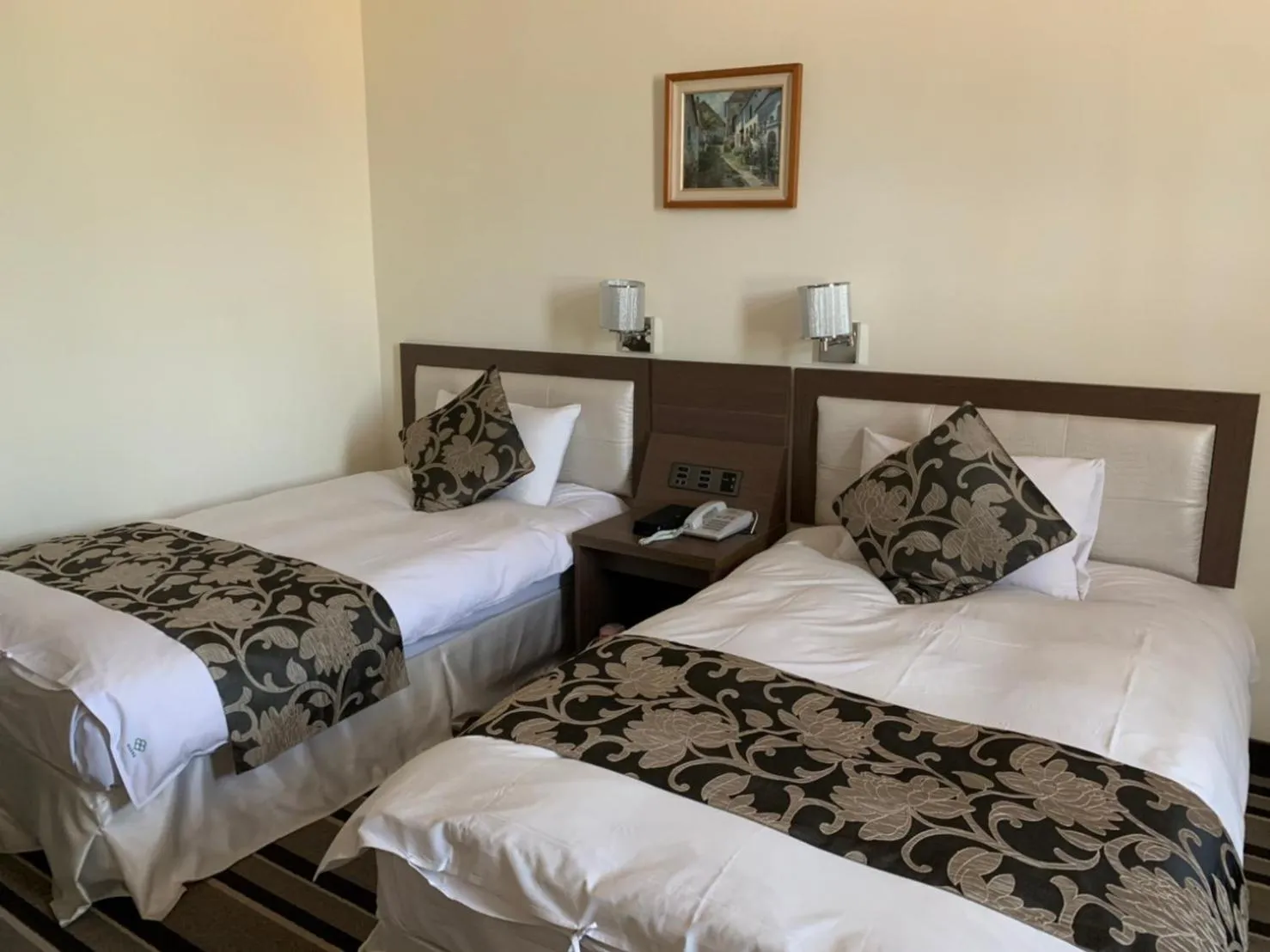 Bed in Hotel River Kinmen