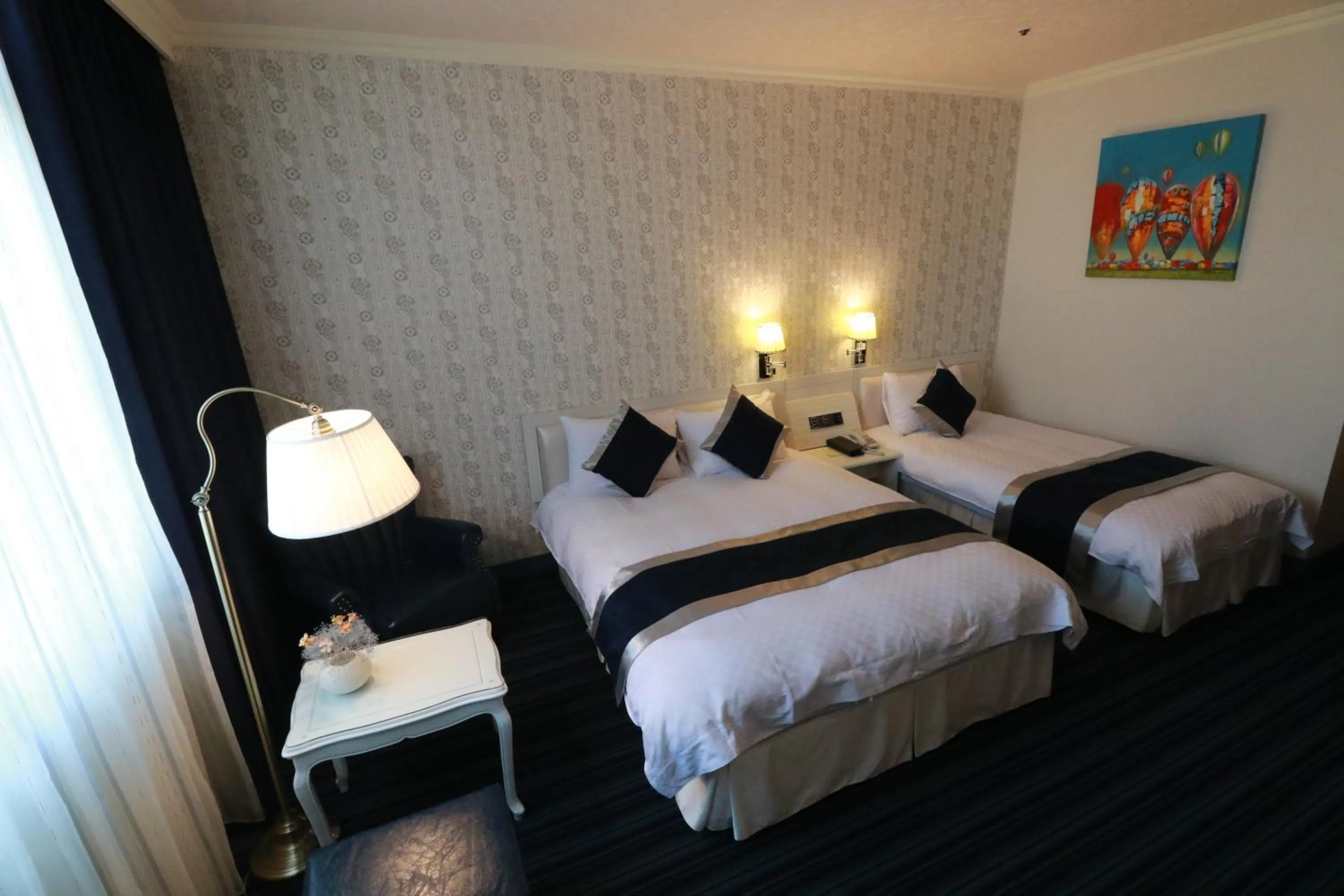 Bed in Hotel River Kinmen