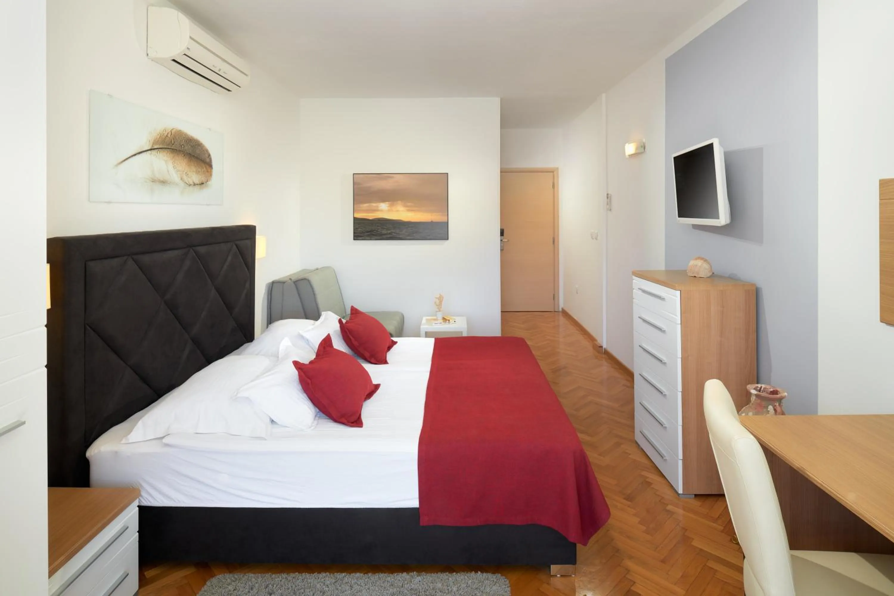 Bed in Hotel Fortuna