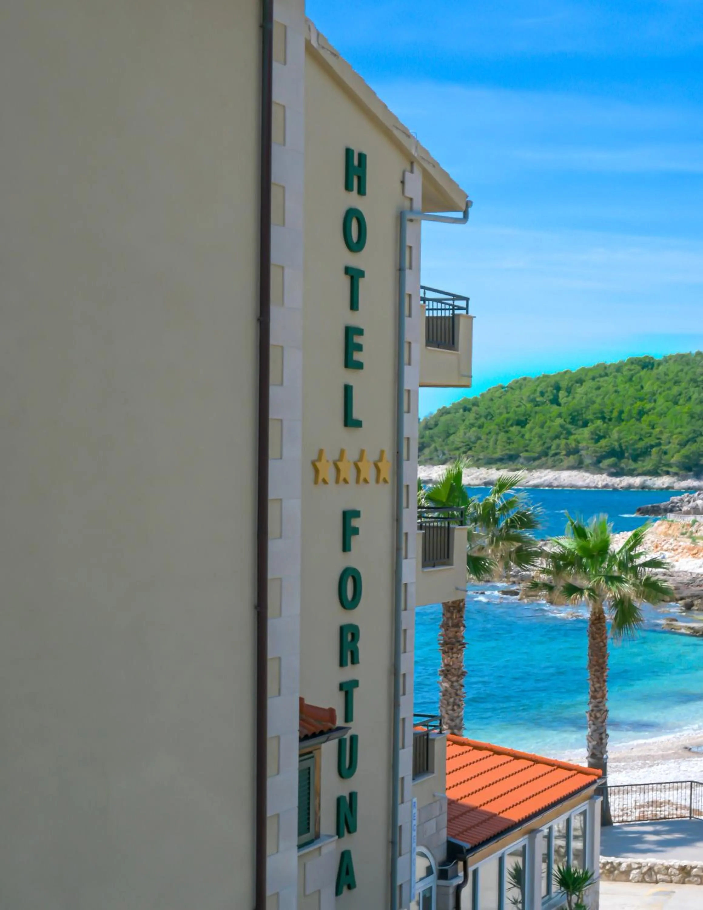 Property building in Hotel Fortuna