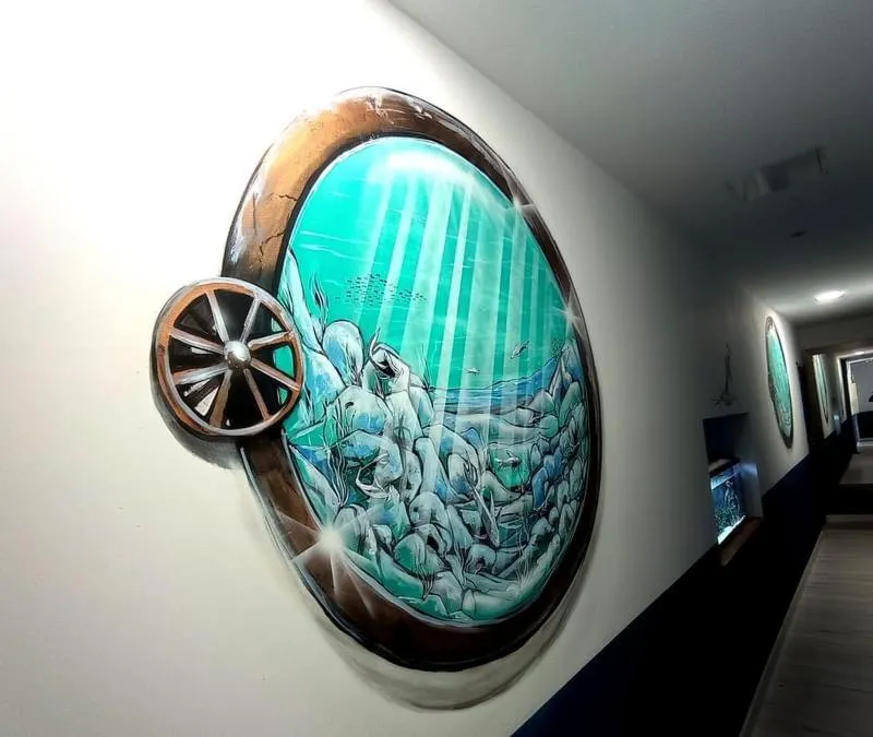 Decorative detail in Hôtel Le Gambetta