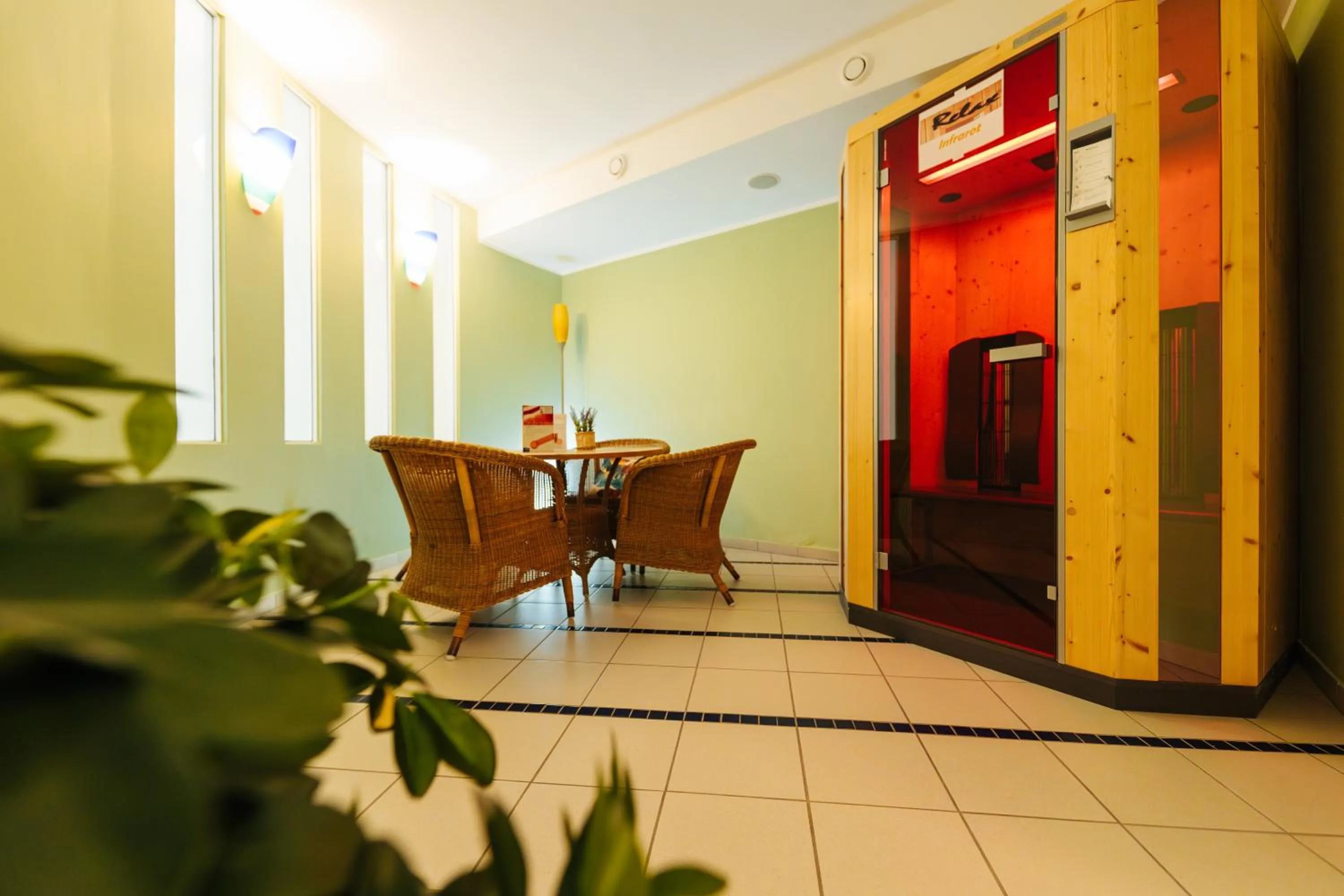 Sauna in Familienhotel Trebesingerhof