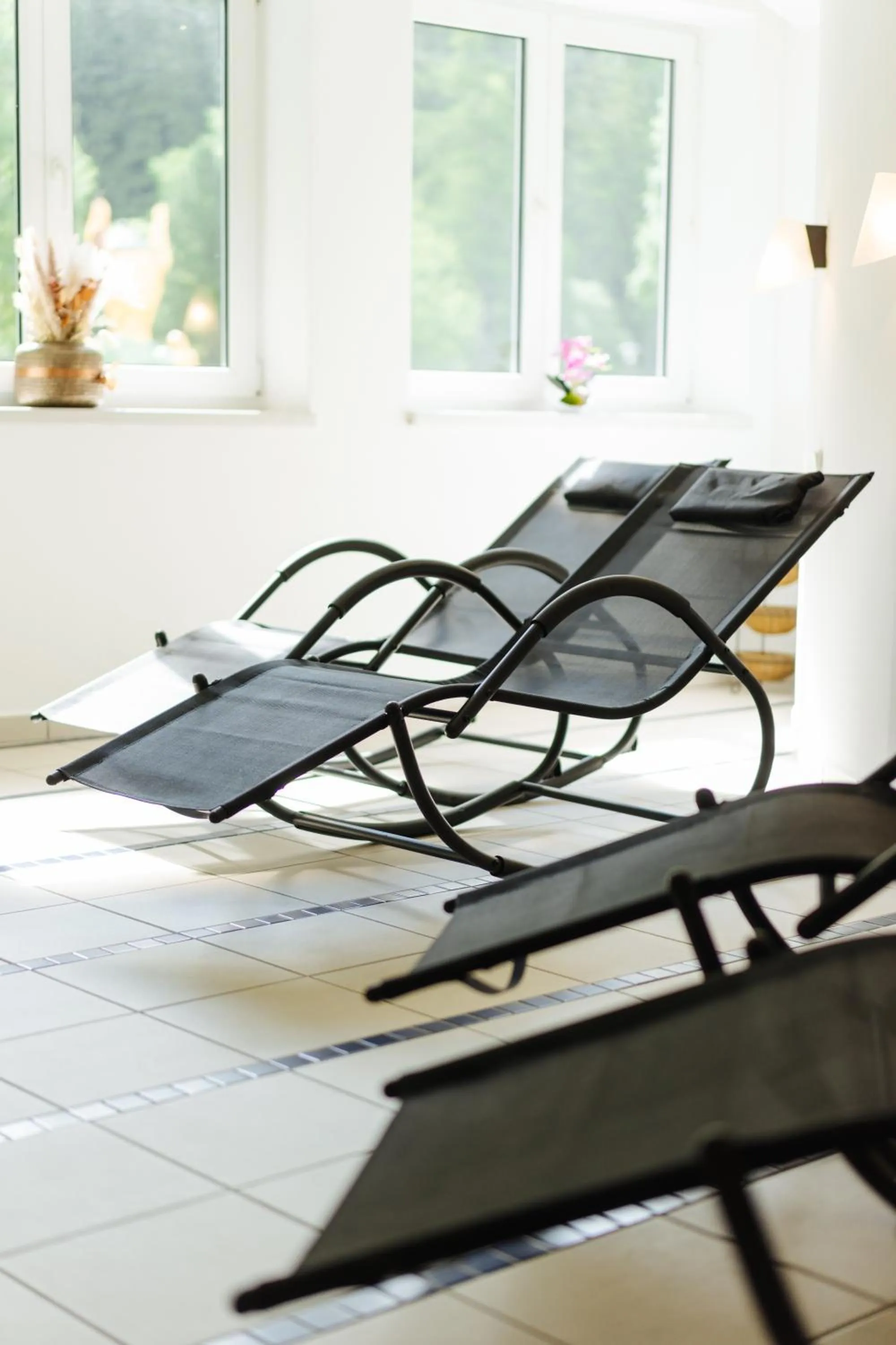 Sauna in Familienhotel Trebesingerhof