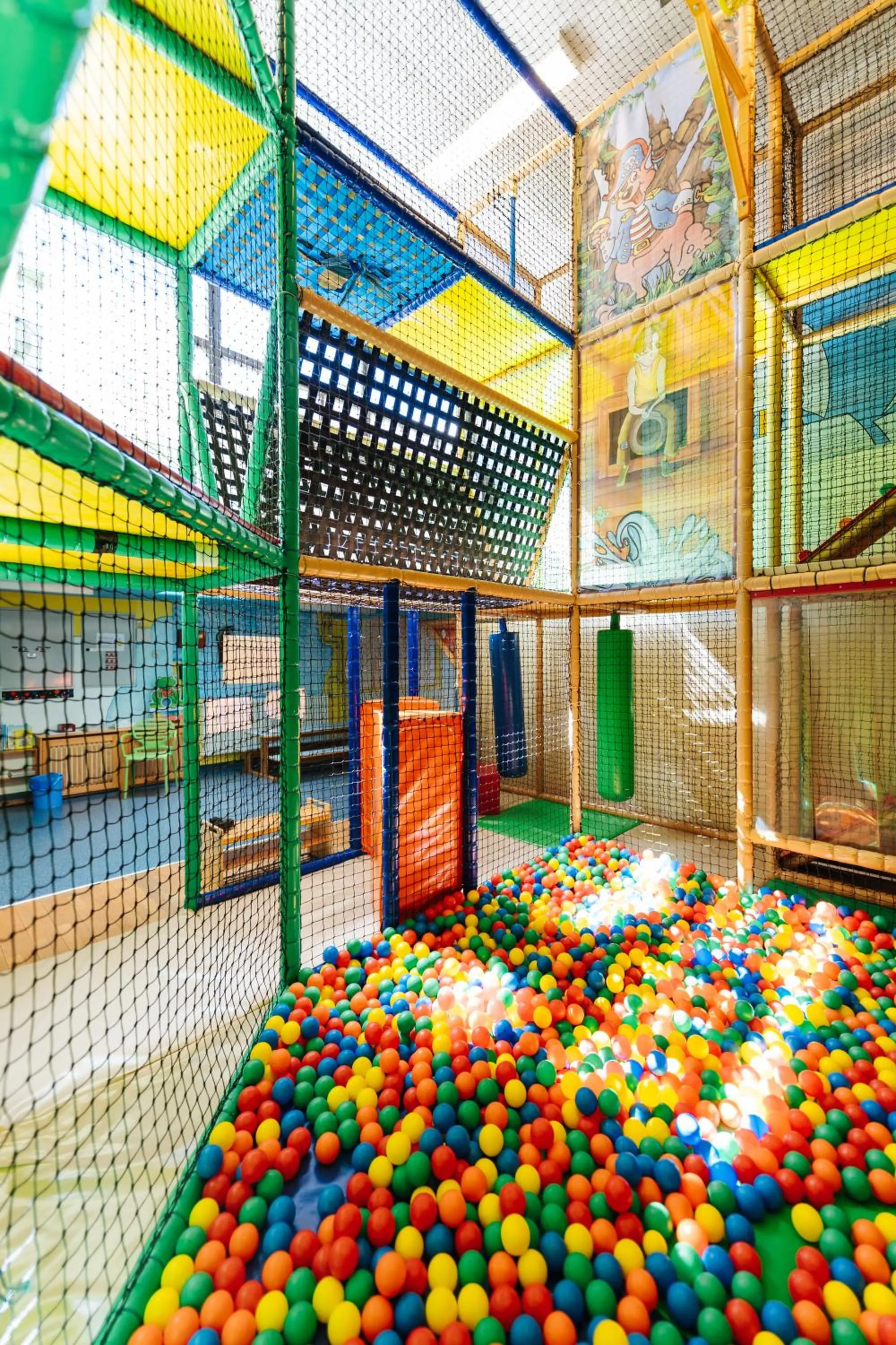 Children play ground in Familienhotel Trebesingerhof