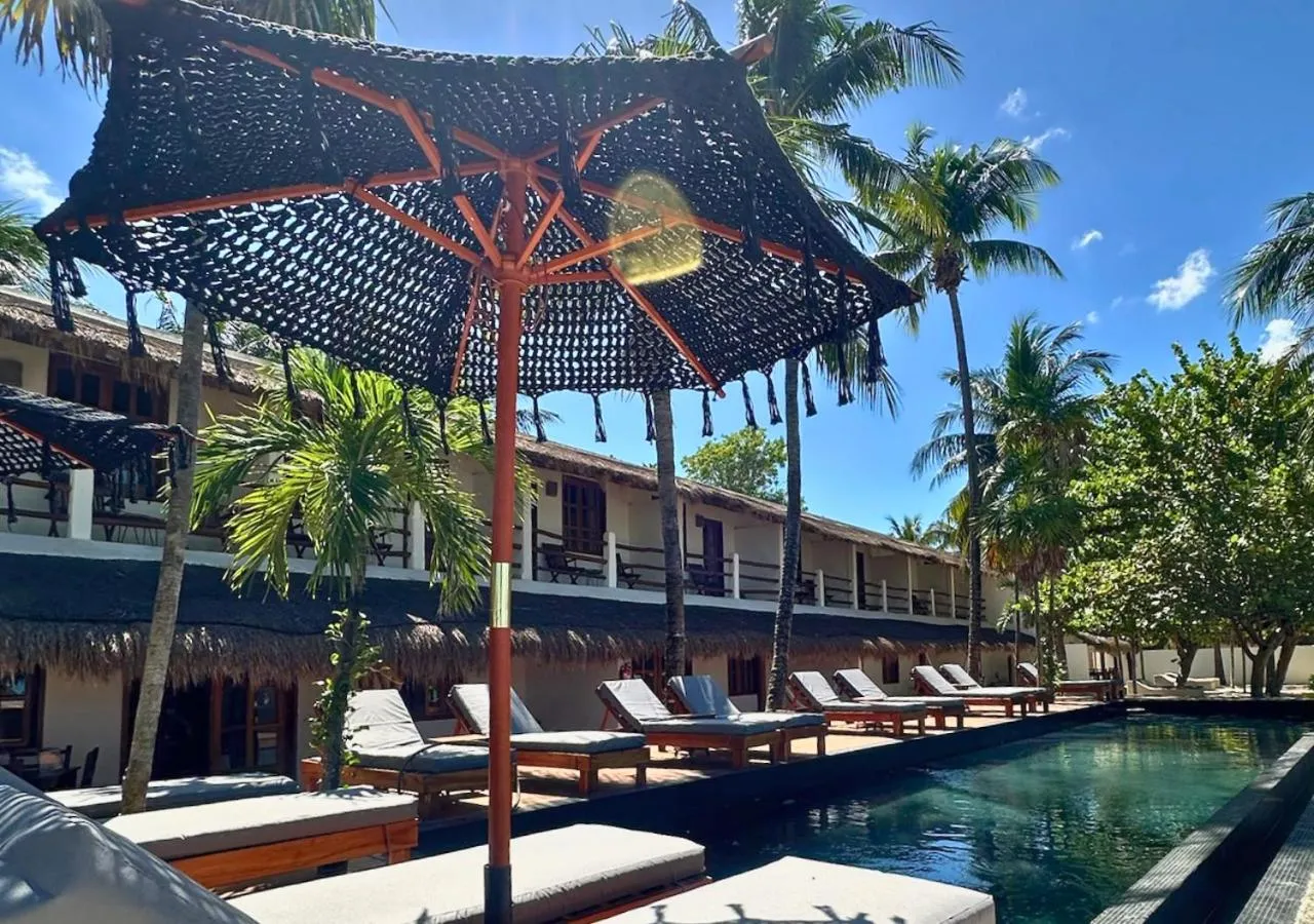 Swimming pool in Amaite Holbox - Oceanfront Hotel