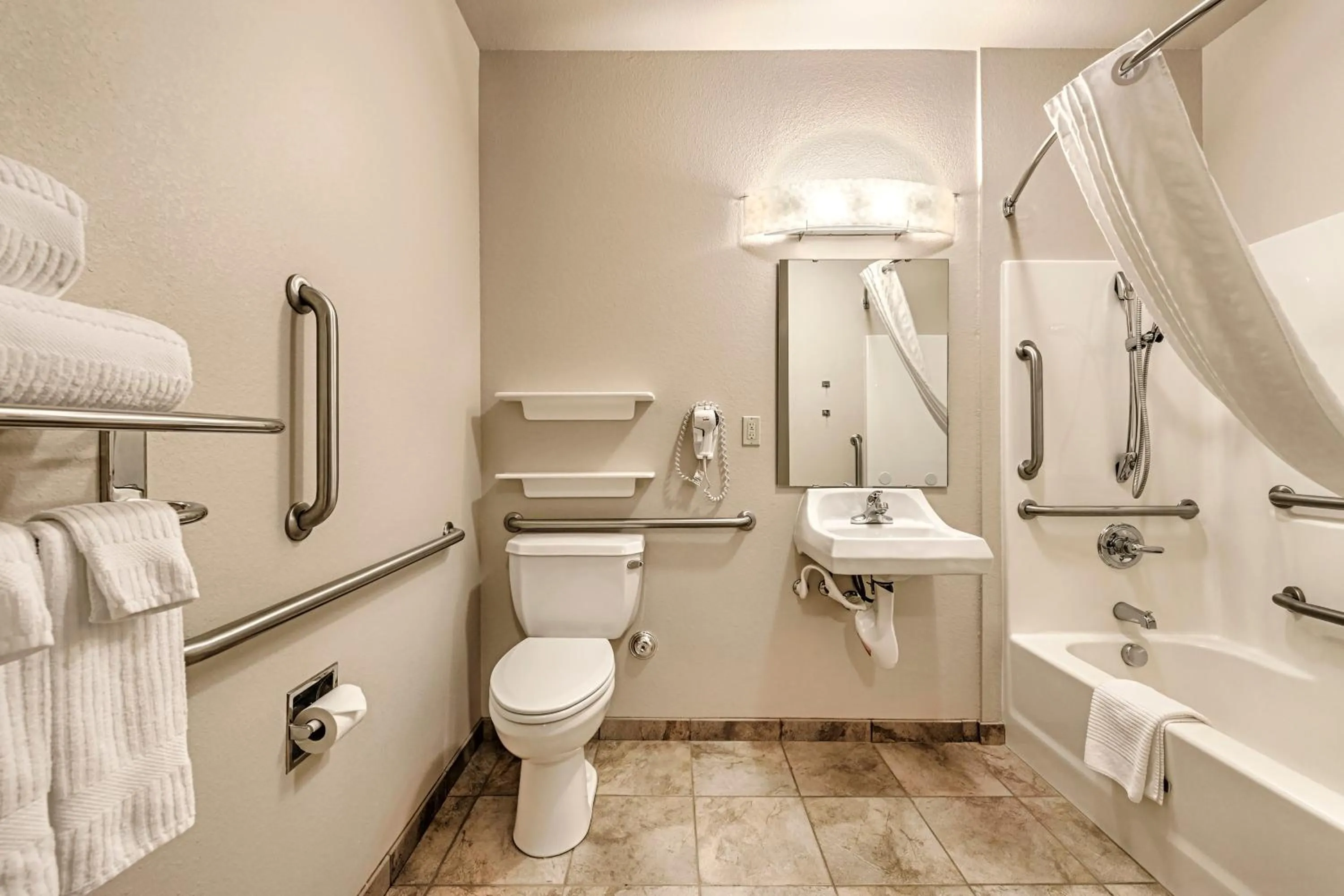 Bathroom in Candlewood Suites Oak Harbor by IHG