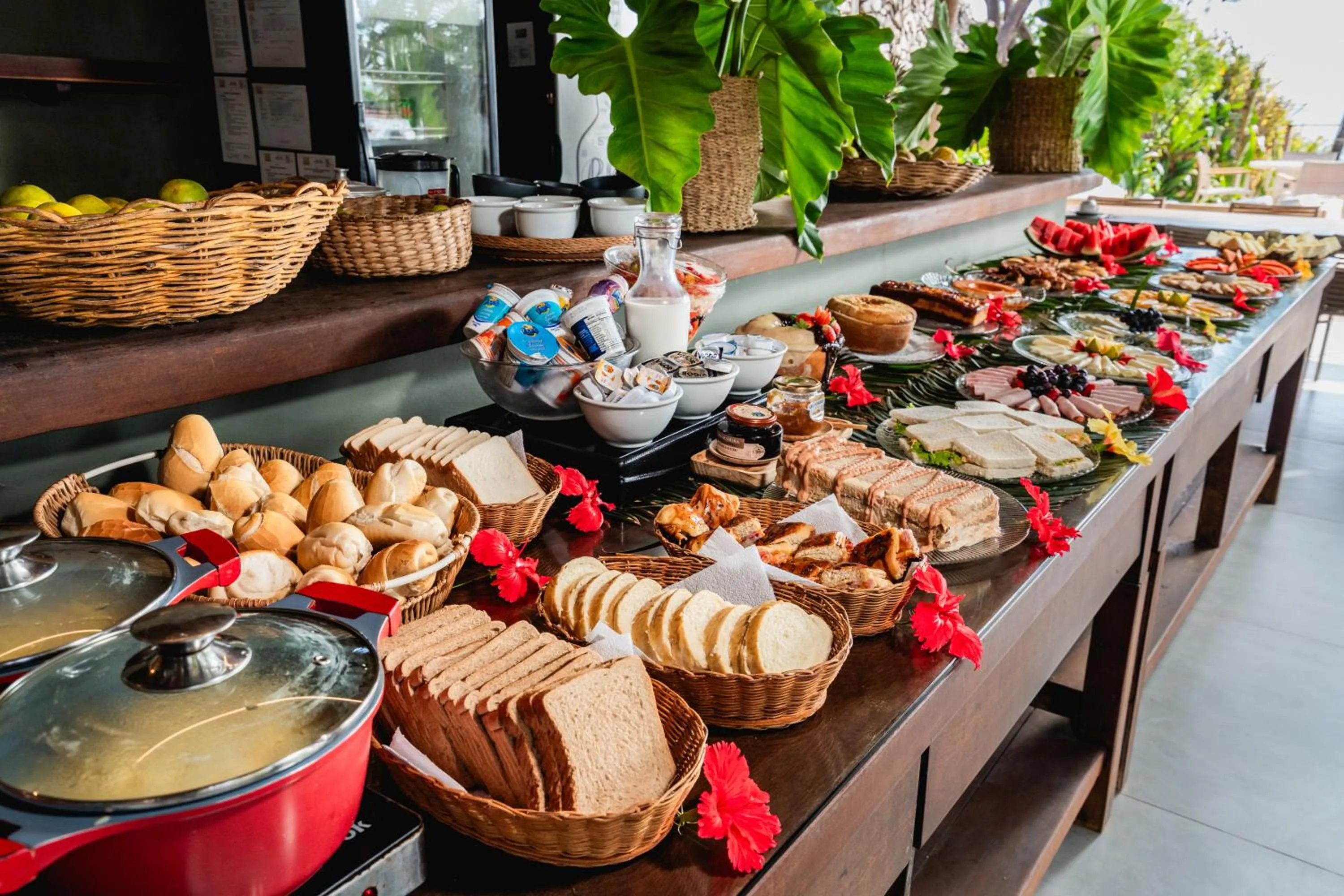 Buffet breakfast in Hotel da Pipa