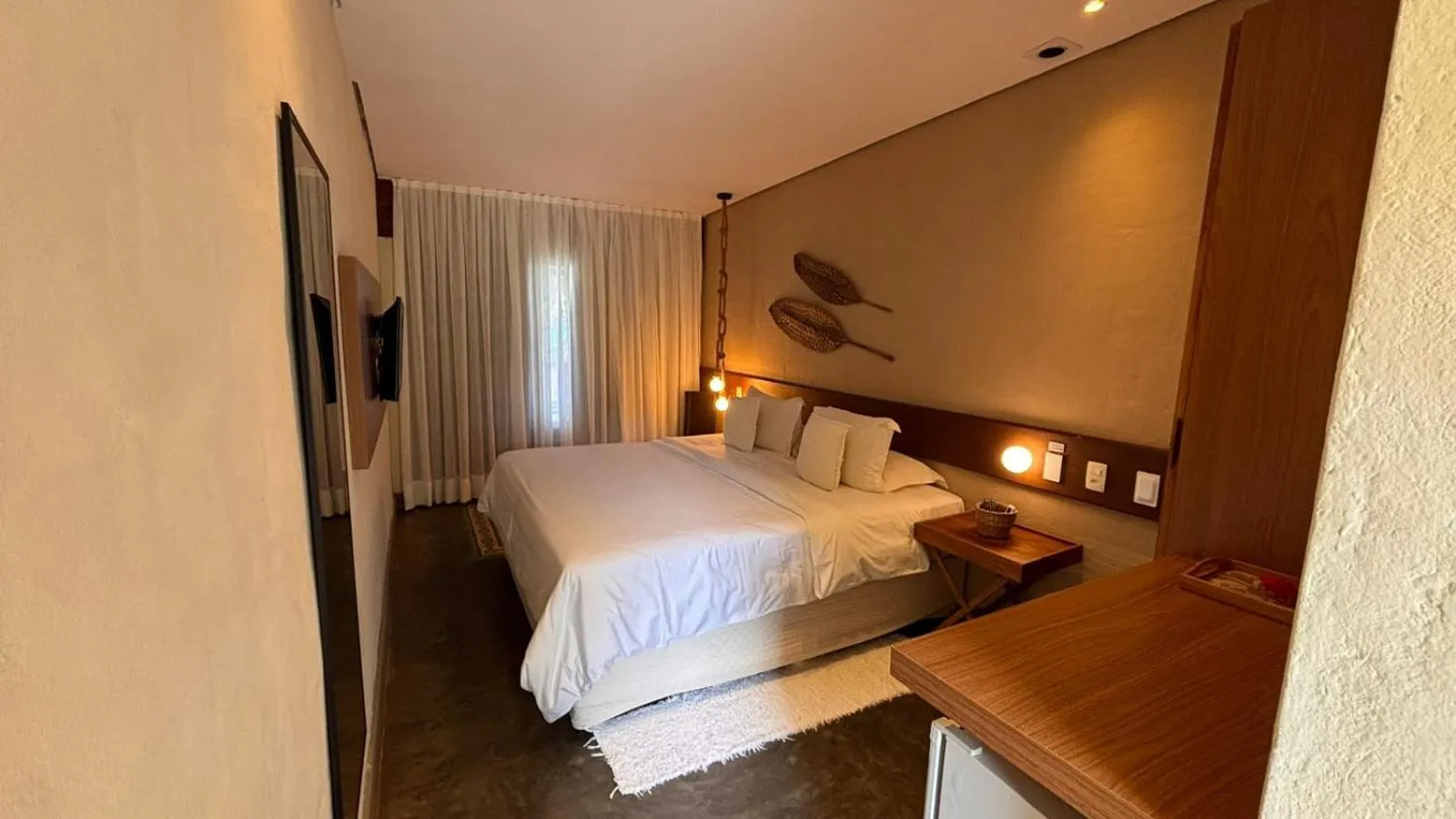 Bed in Hotel da Pipa