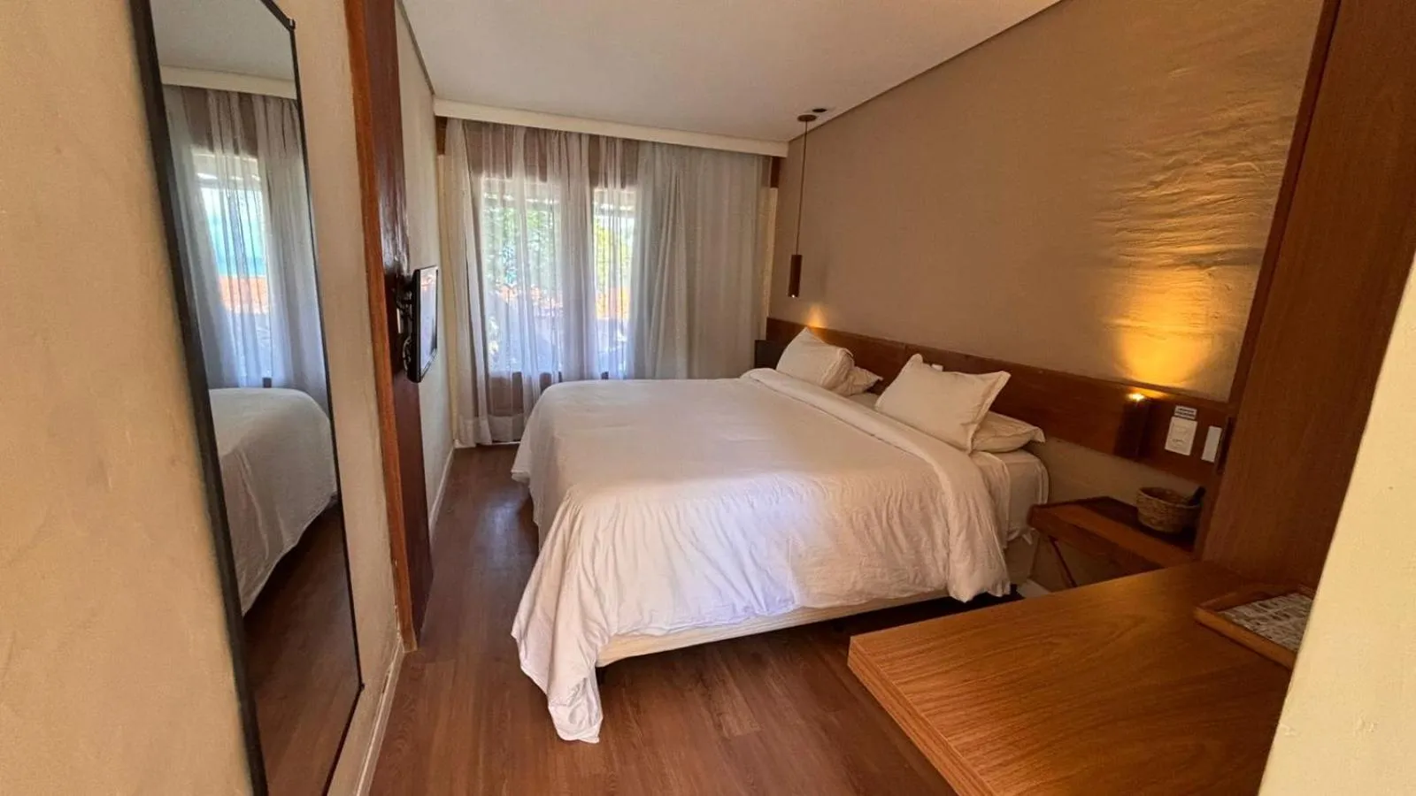 Bed in Hotel da Pipa