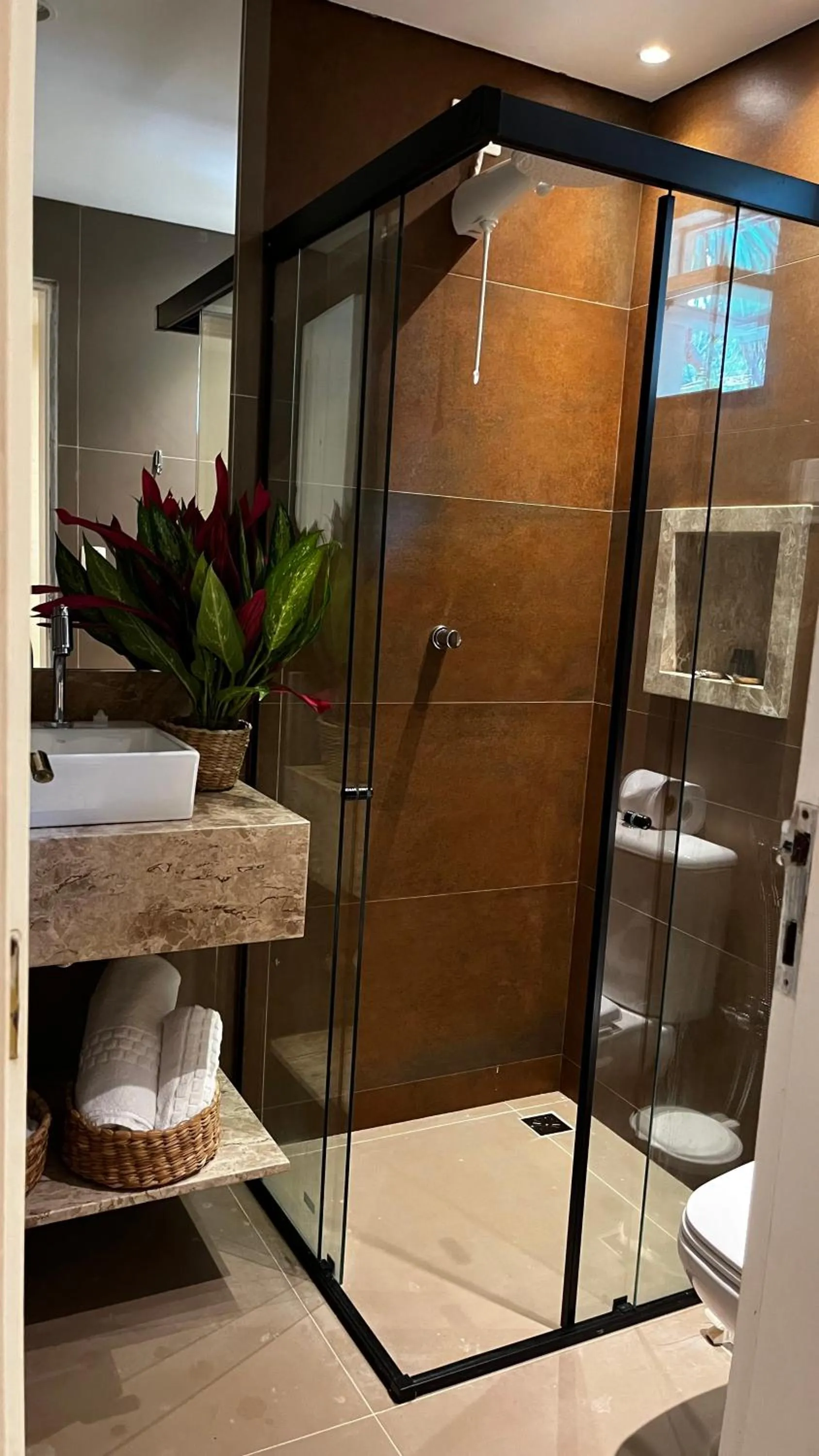 Bathroom in Hotel da Pipa