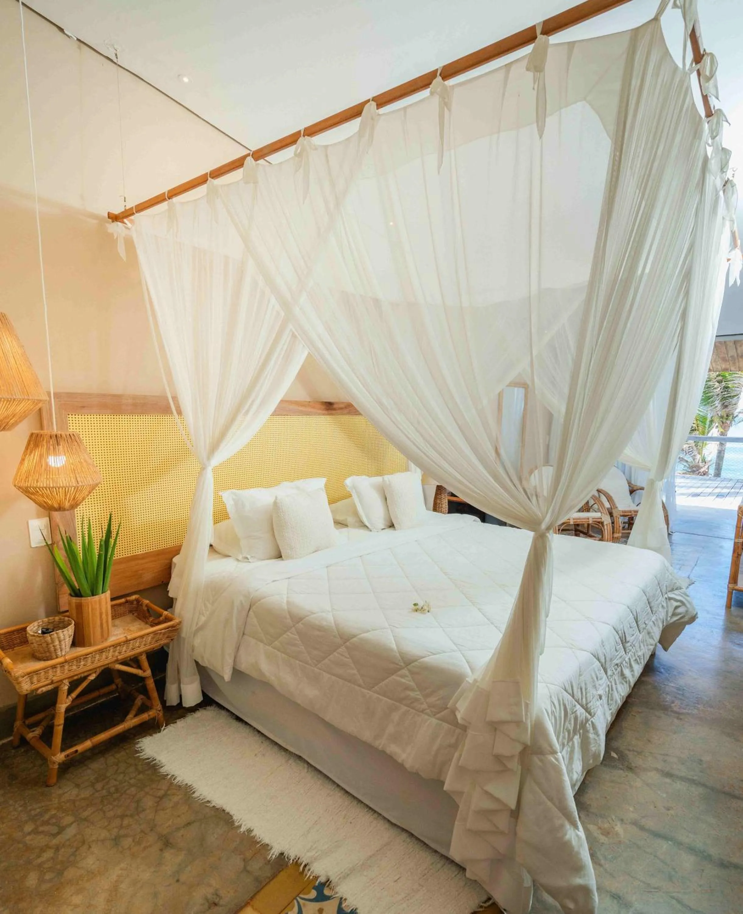 Bed in Hotel da Pipa