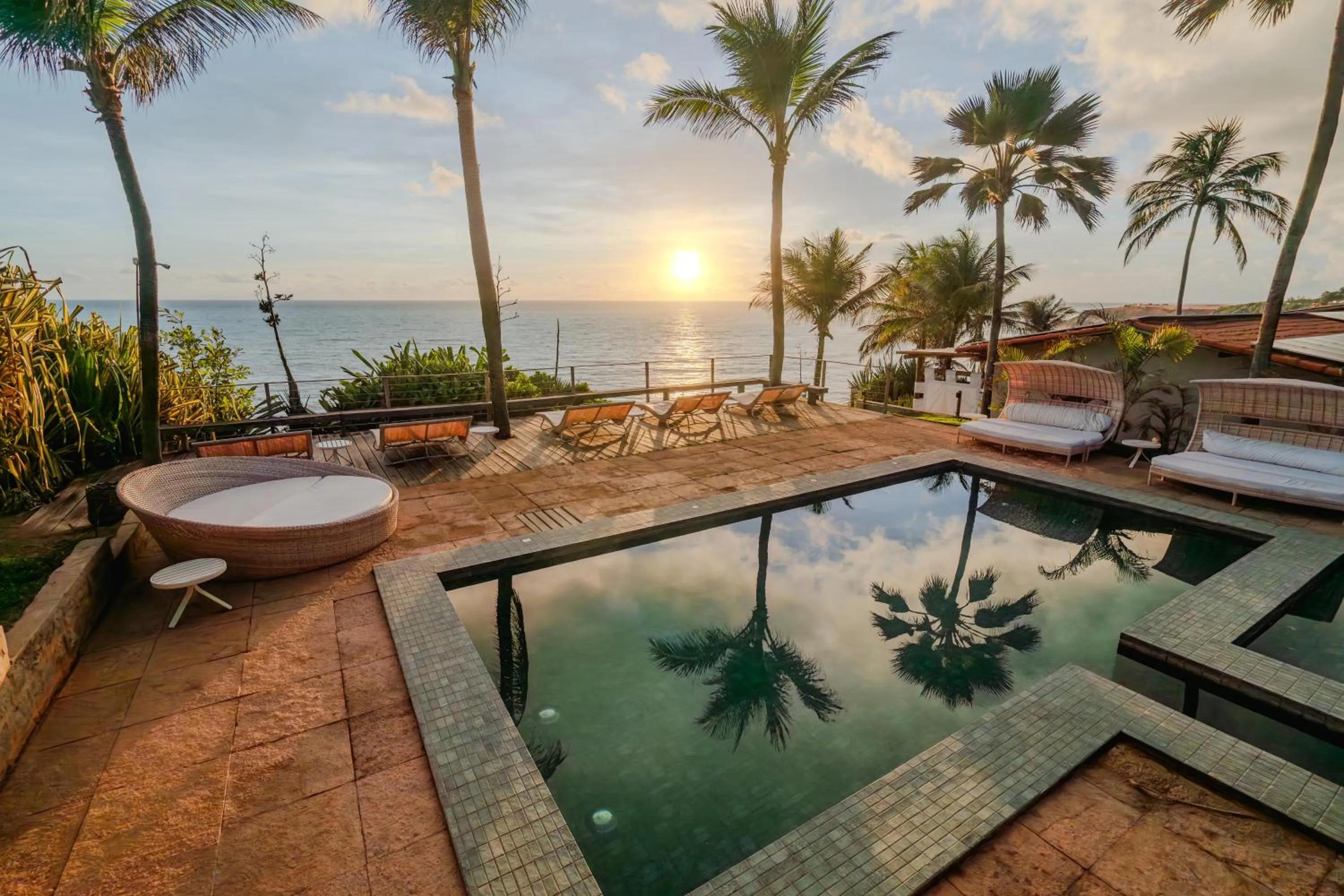 Pool view in Hotel da Pipa