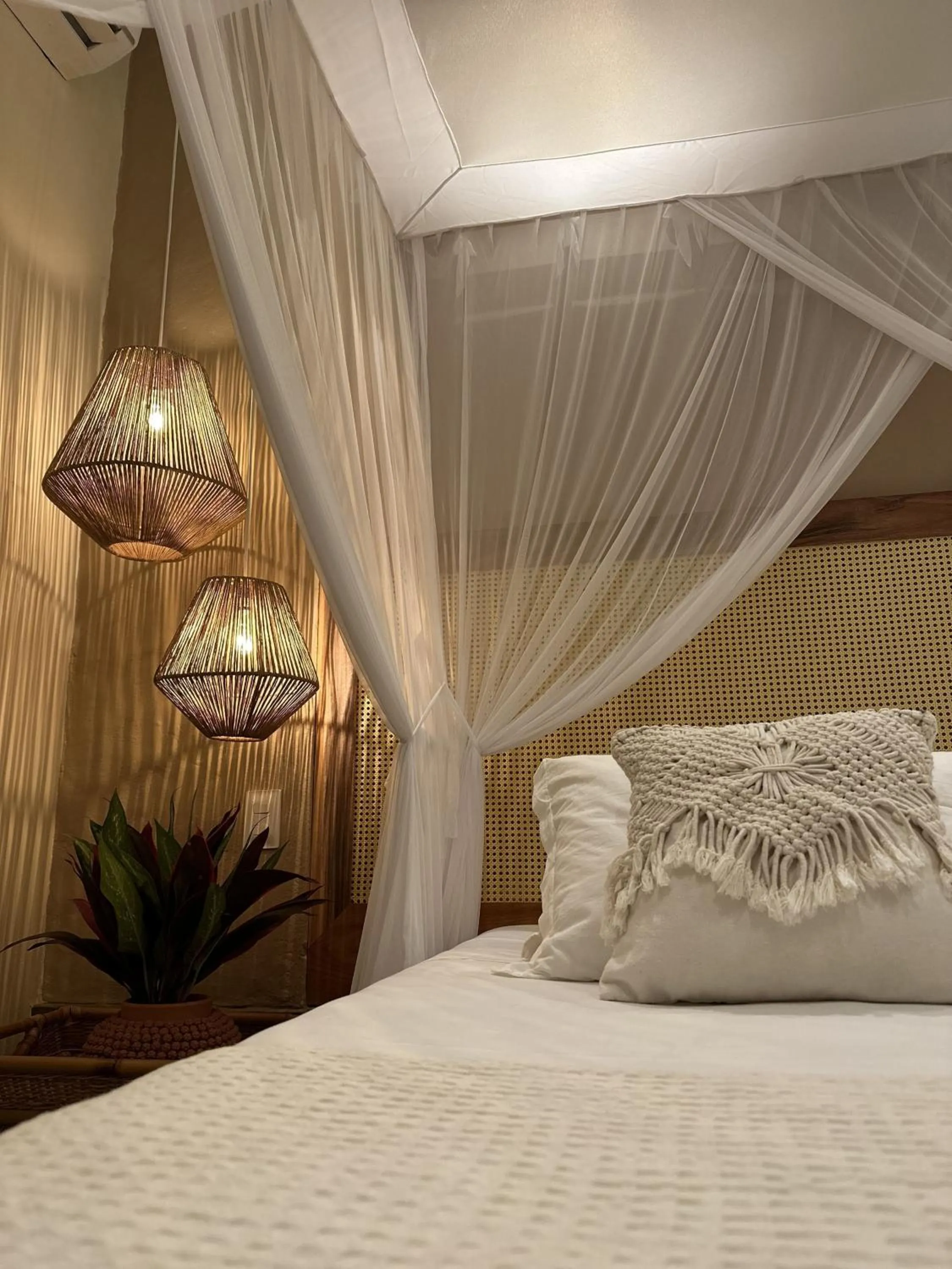 Bedroom, Bed in Hotel da Pipa