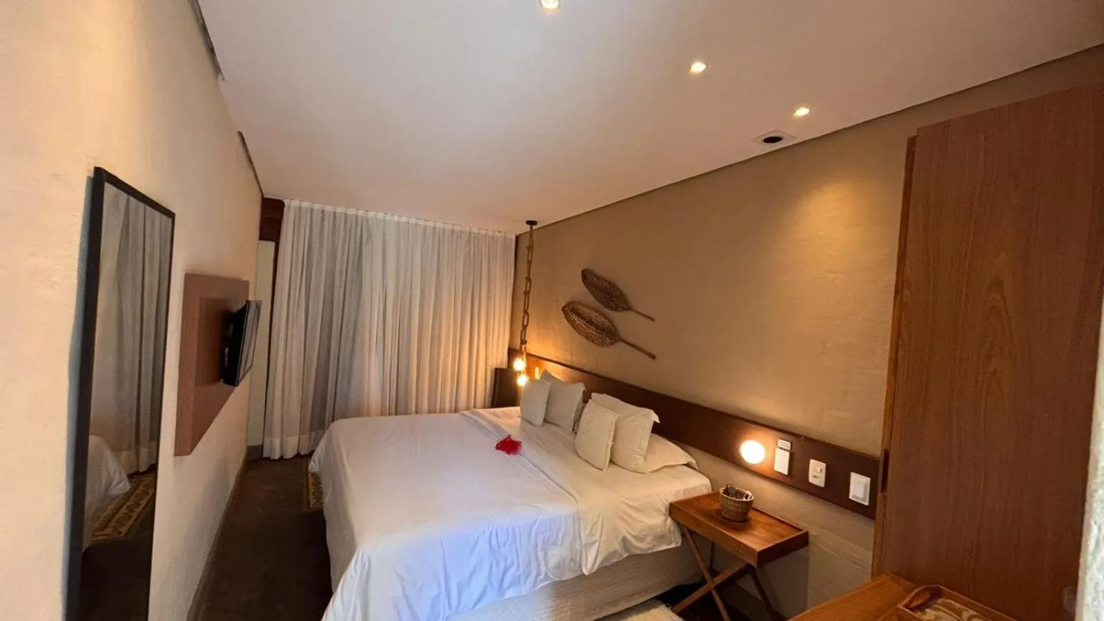 Bed in Hotel da Pipa