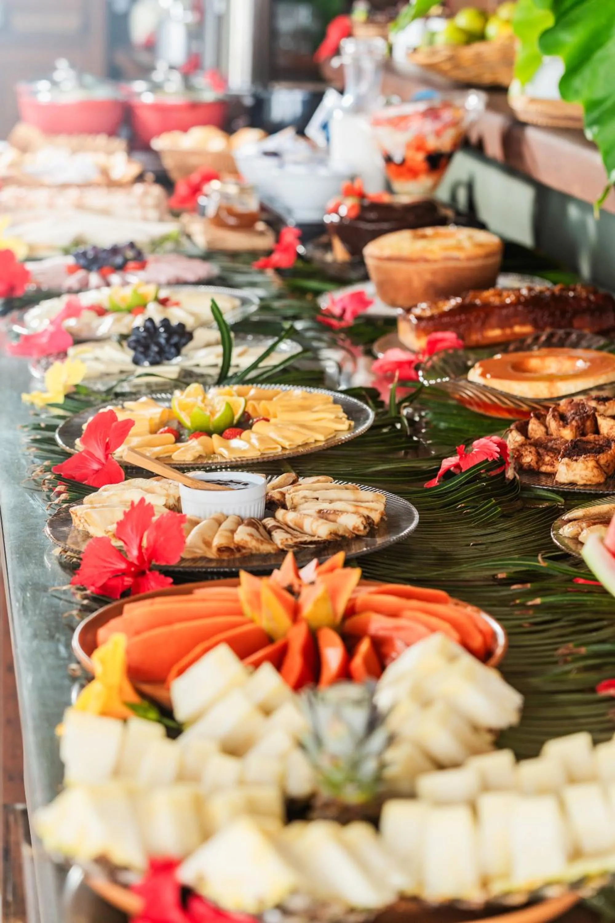 Buffet breakfast in Hotel da Pipa