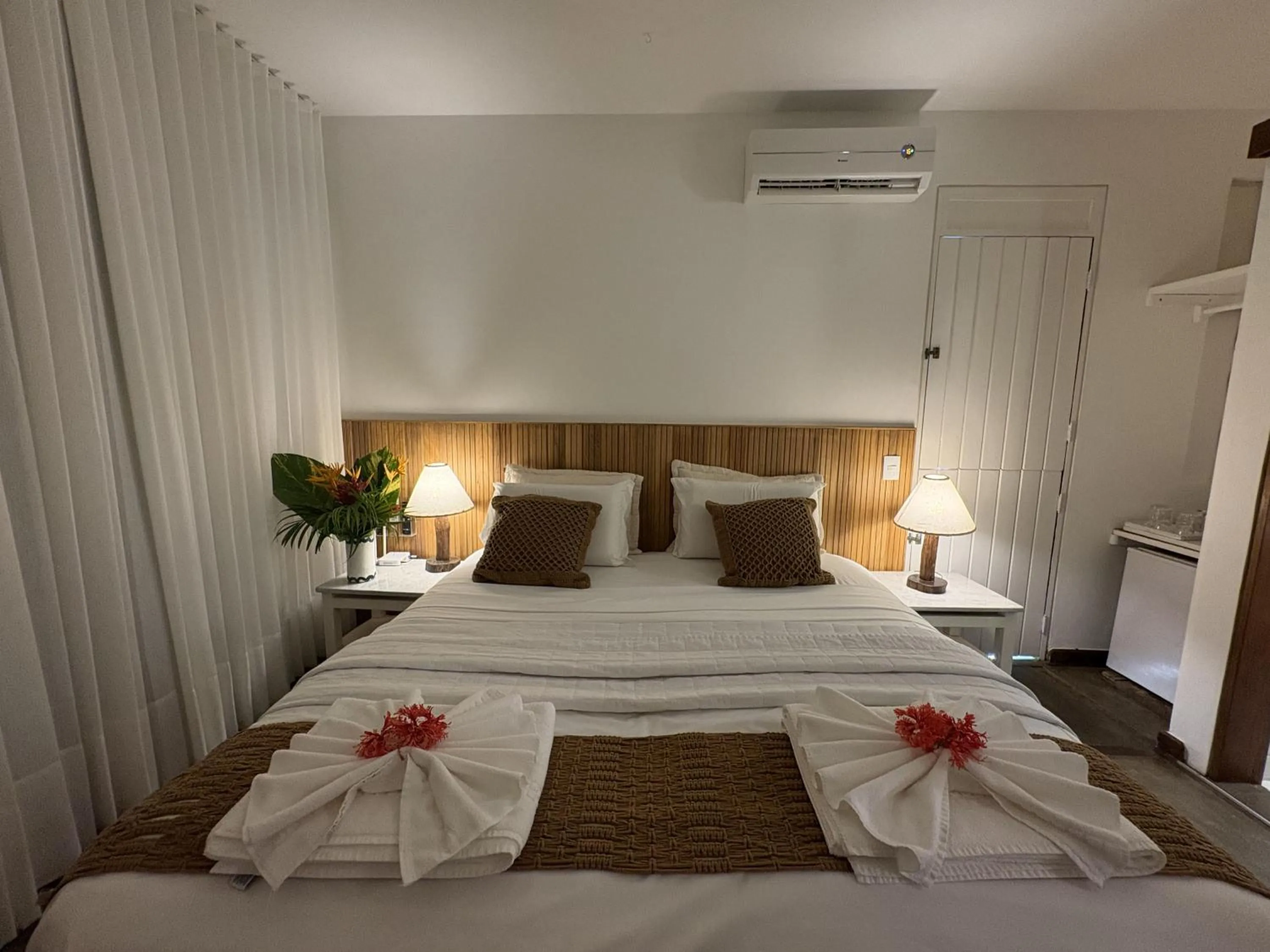 Bed in Hotel Pousada Pitinga