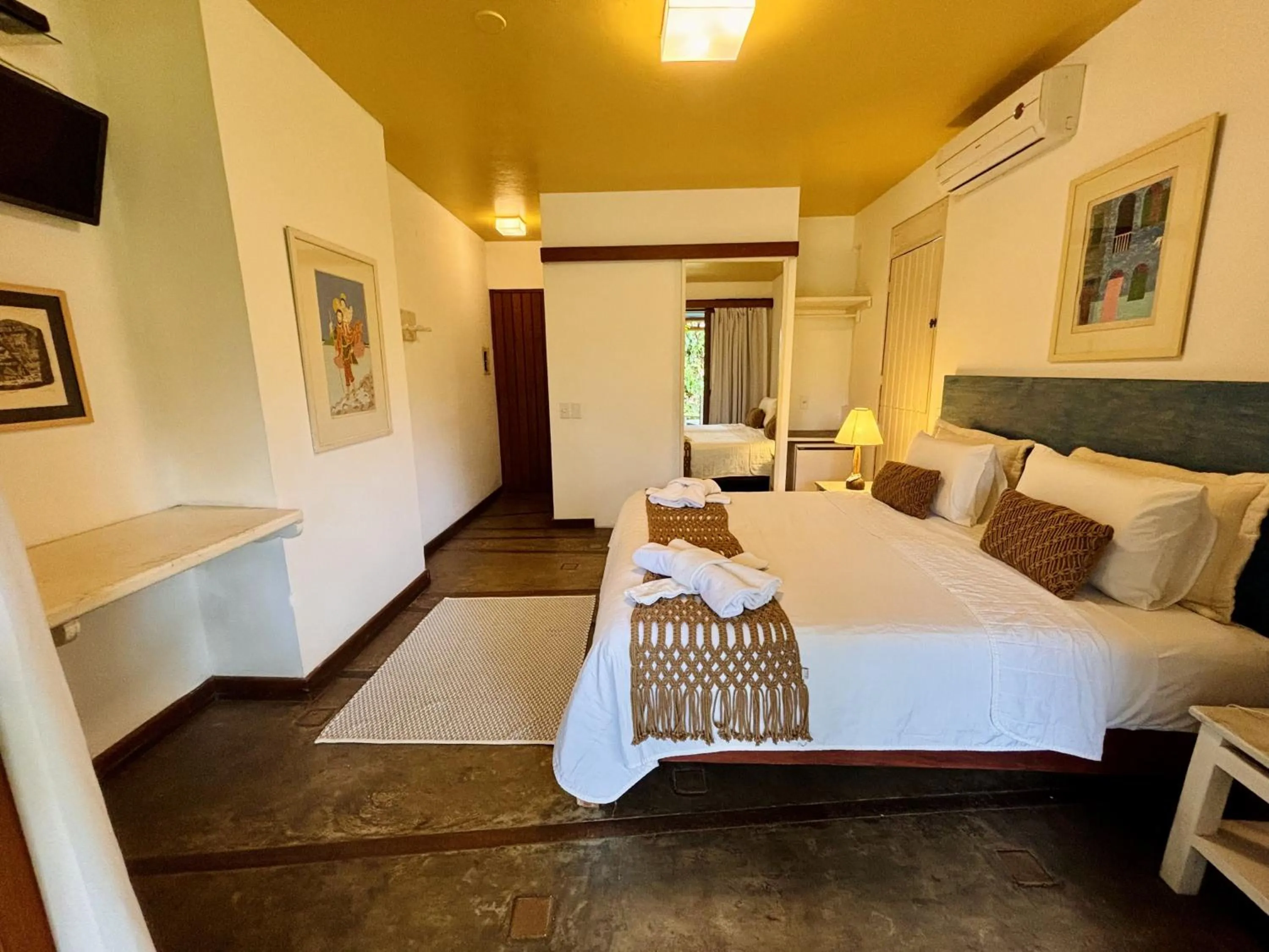 Bed in Hotel Pousada Pitinga